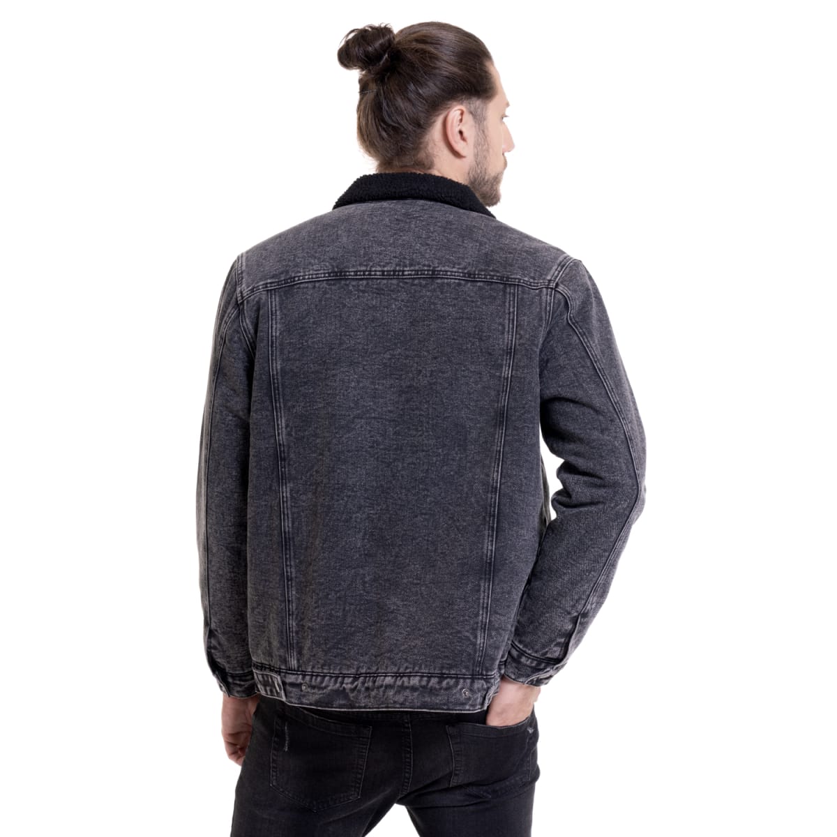 CHAQUETA DENIM CON CHIPORRO I4000N0092