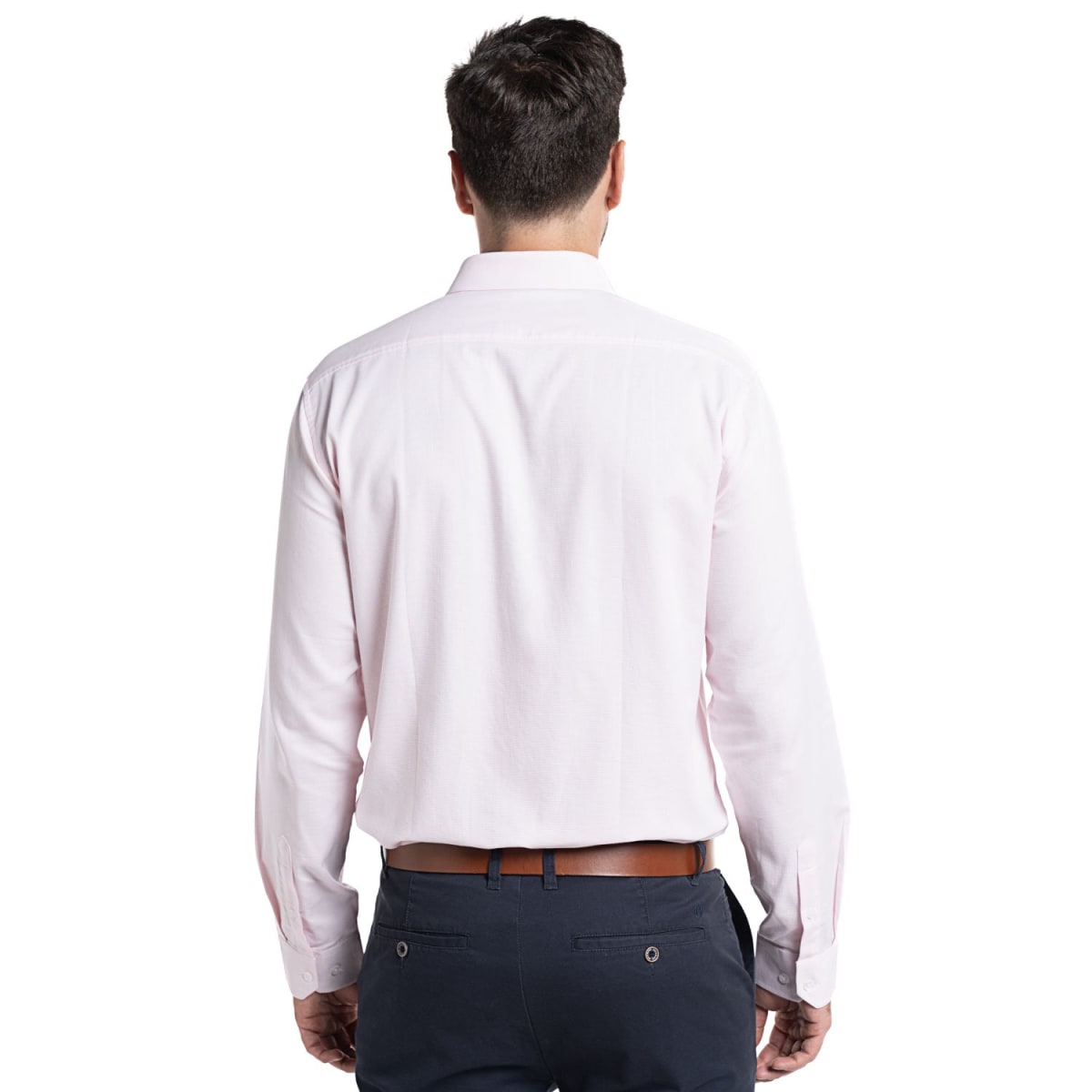 CAMISA JACQUARD PARA HOMBRE ROSADO I5020N5502
