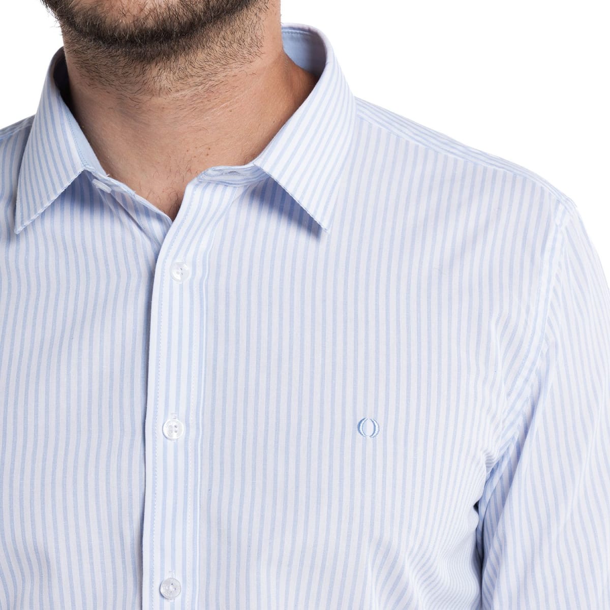 CAMISA LISTADA PARA HOMBRE CELESTE I5052N5703