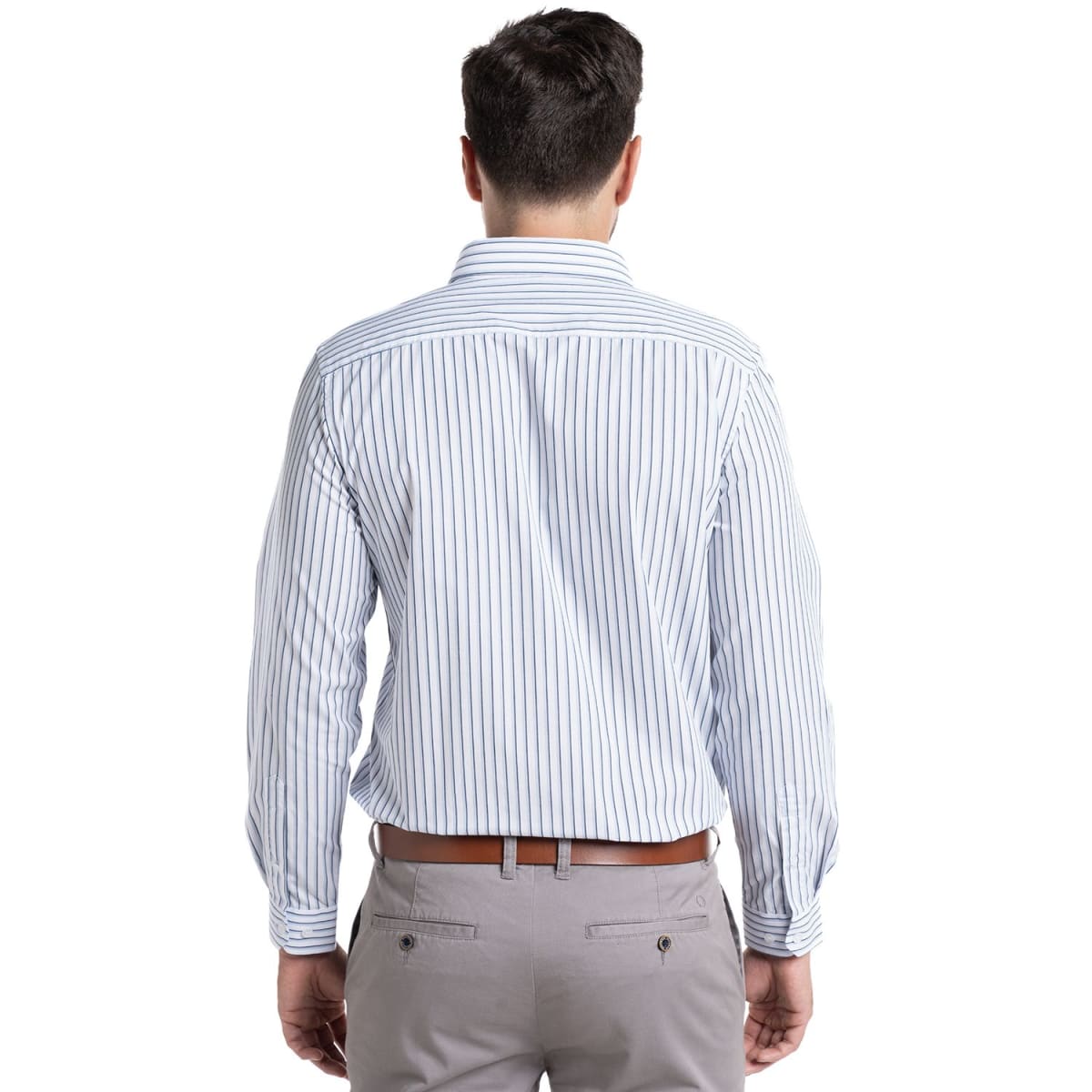 CAMISA LISTADA PARA HOMBRE CELESTE I5052N5722