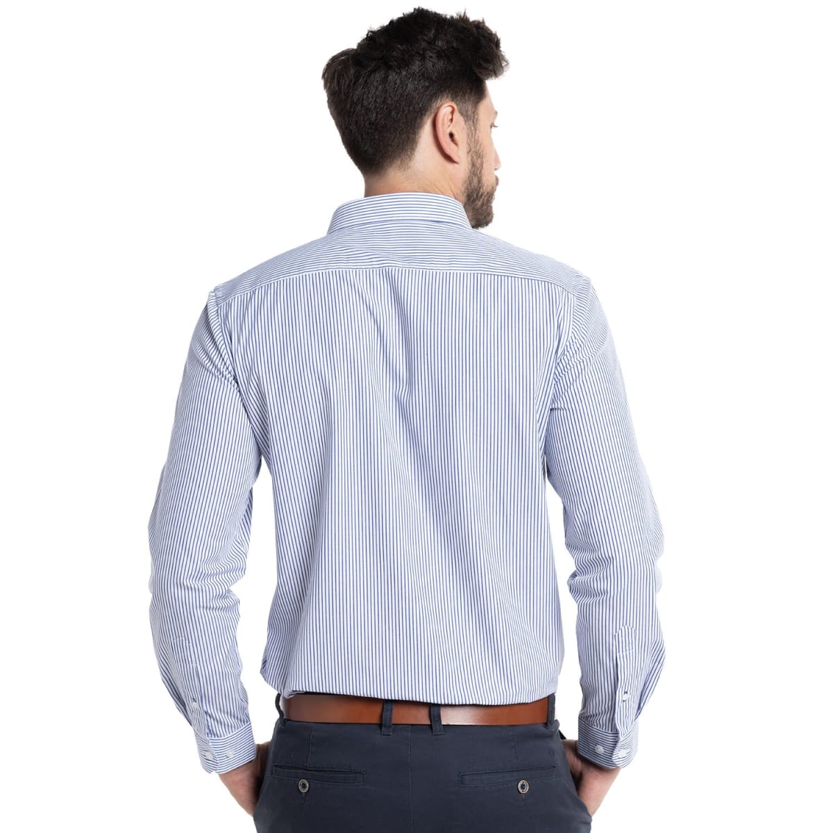 CAMISA LISTADA PARA HOMBRE AZUL I5052N5772