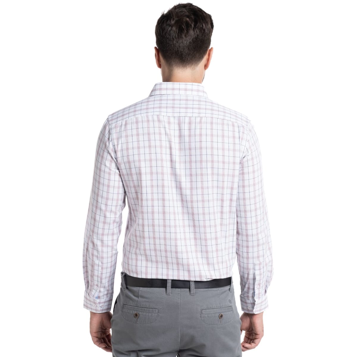 CAMISA A CUADROS PARA HOMBRE PALO ROSA I5053N5582
