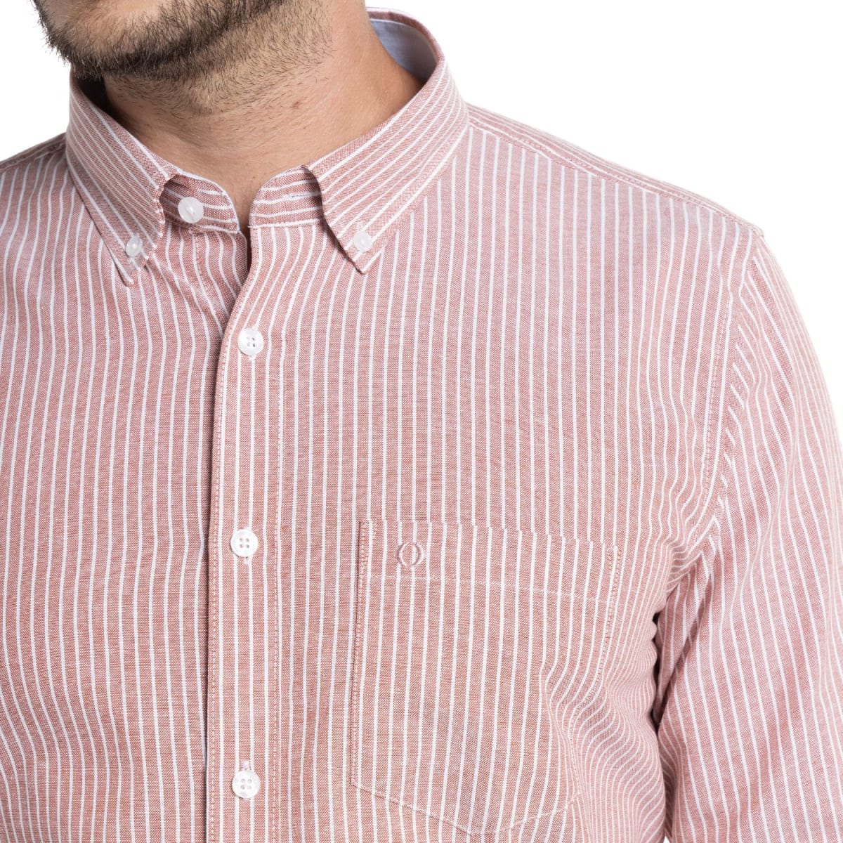 CAMISA OXFORD LISTADA PARA HOMBRE DAMASCO I5055N5473