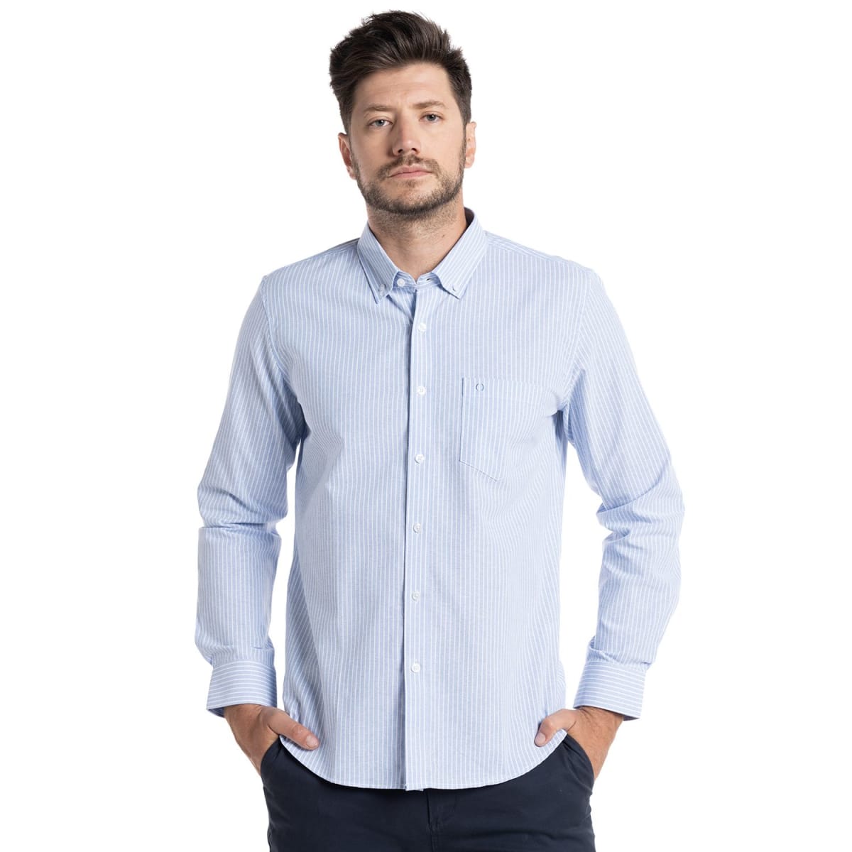 CAMISA OXFORD LISTADA PARA HOMBRE CELSTE I5055N5721