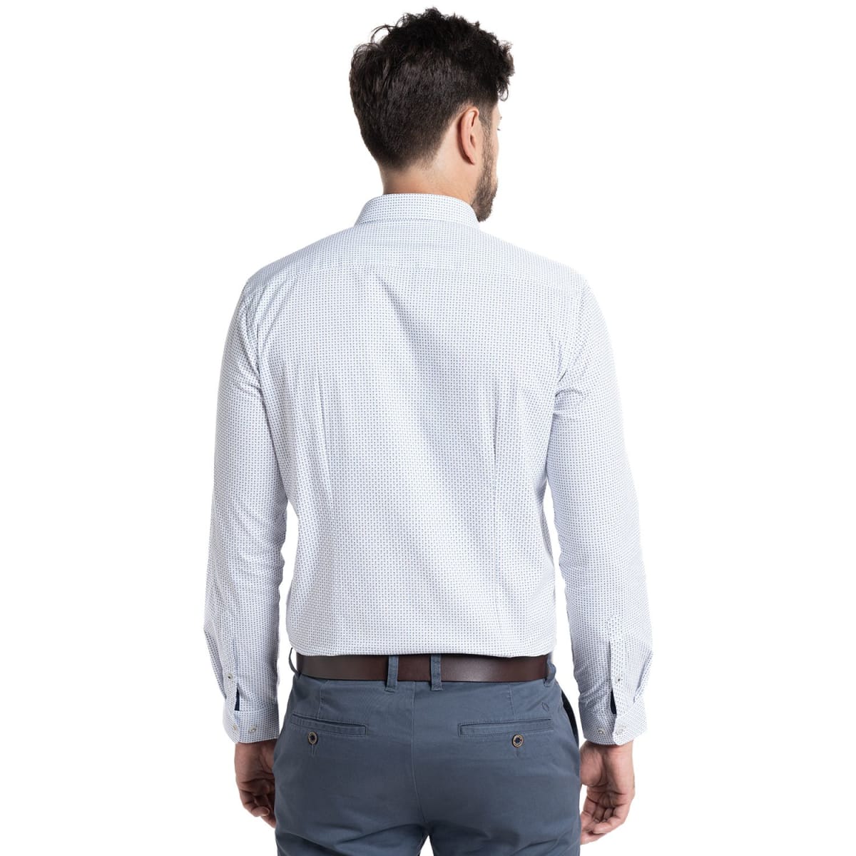 CAMISA TREVIRA ESTAMPADA PARA HOMBRE BLANCO I5352N5012