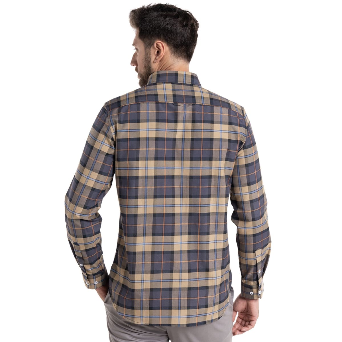 CAMISA OXFORD CUADROS LEON. PTI501404N5902