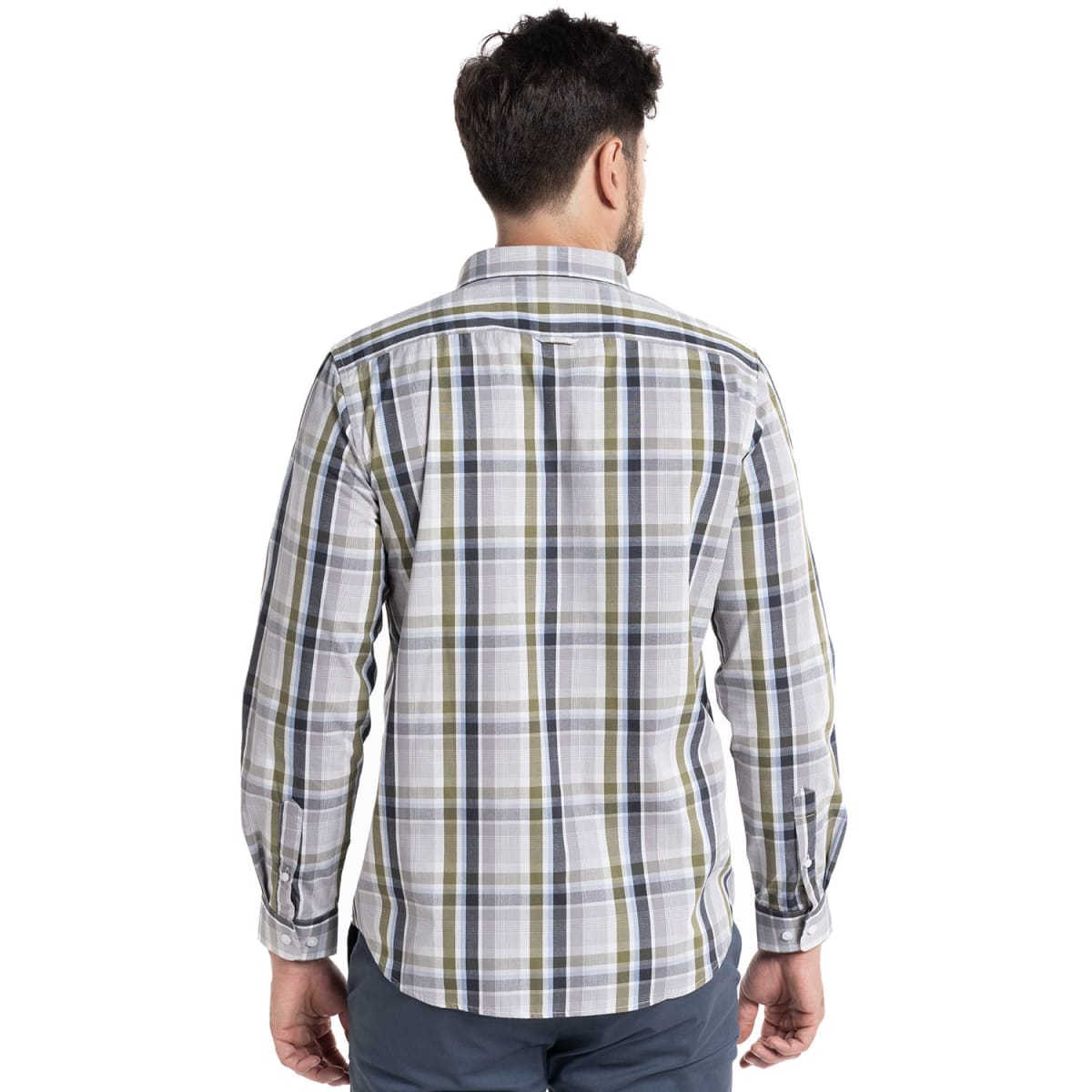 CAMISA A CUADROS PARA HOMBRE VERDE I5452N5122