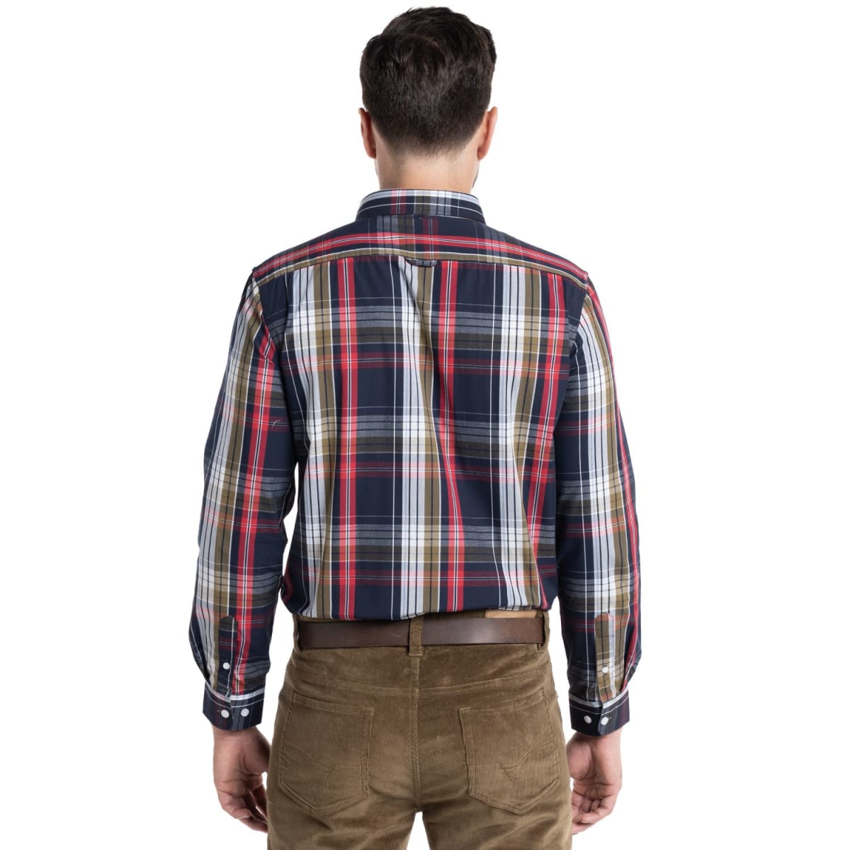 CAMISA A CUADROS PARA HOMBRE BURDEO I5452N5562