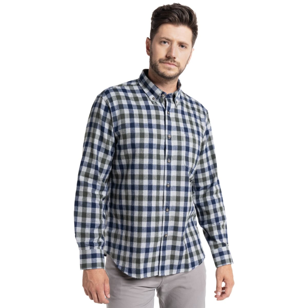 CAMISA VILLELA PARA HOMBRE VERDE I5551N5121