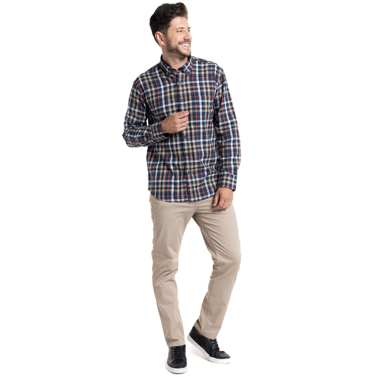 CAMISA VILLELA PARA HOMBRE NARANJA I5551N5424