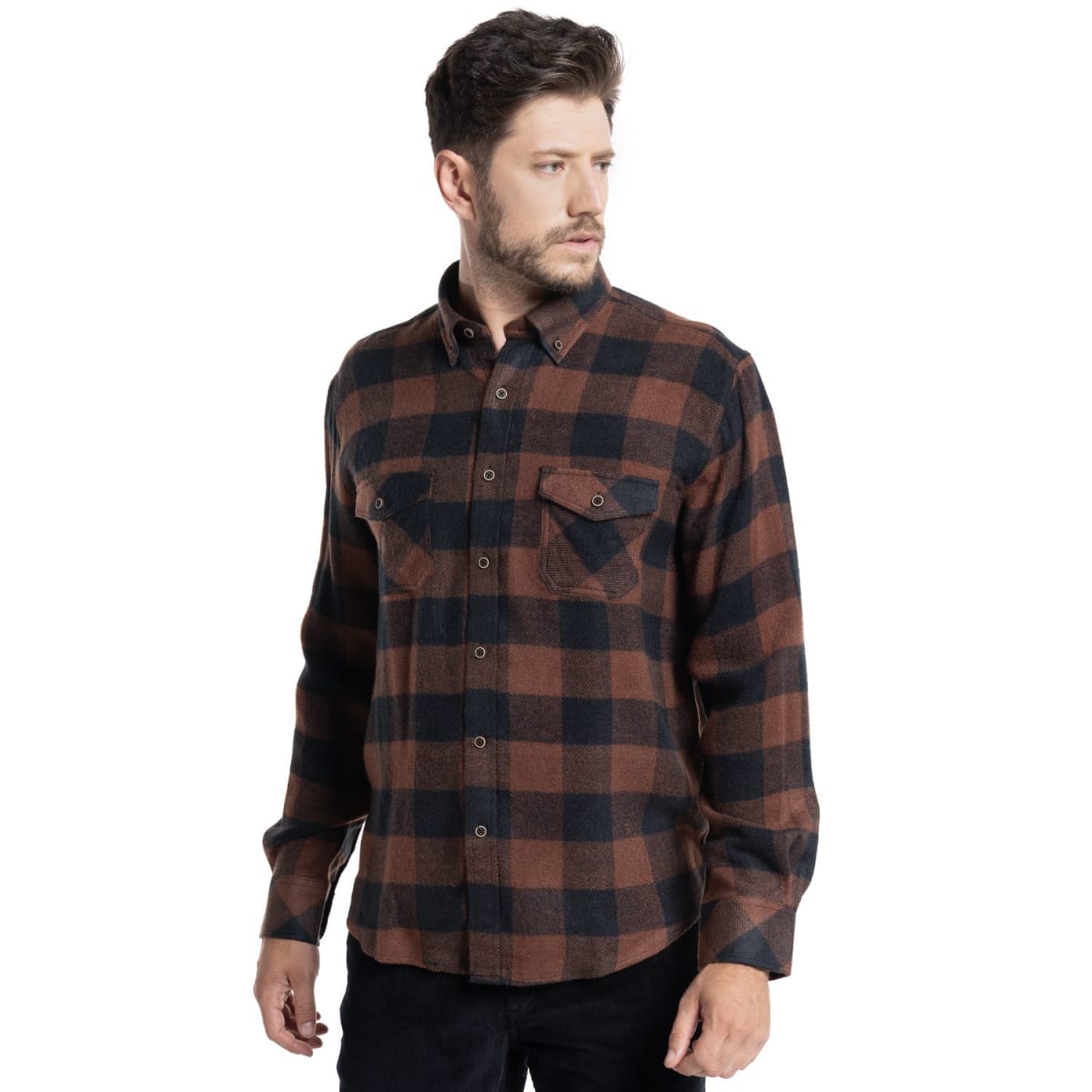 CAMISA LEÑADORA PARA HOMBRE TERRACOTA I5701N5401