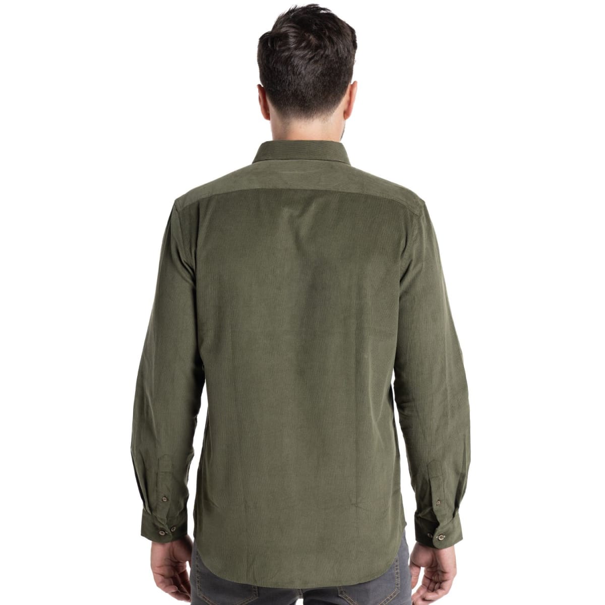 CAMISA COTELE PARA HOMBRE VERDE OSCURO I5960N0132