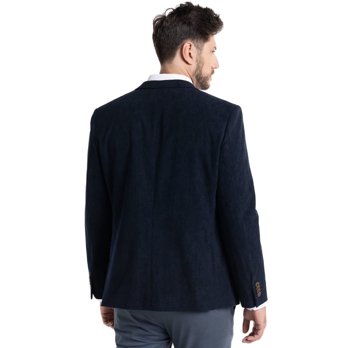 VESTÓN DE COTELÉ PARA HOMBRE AZUL MARINO I5100N0792