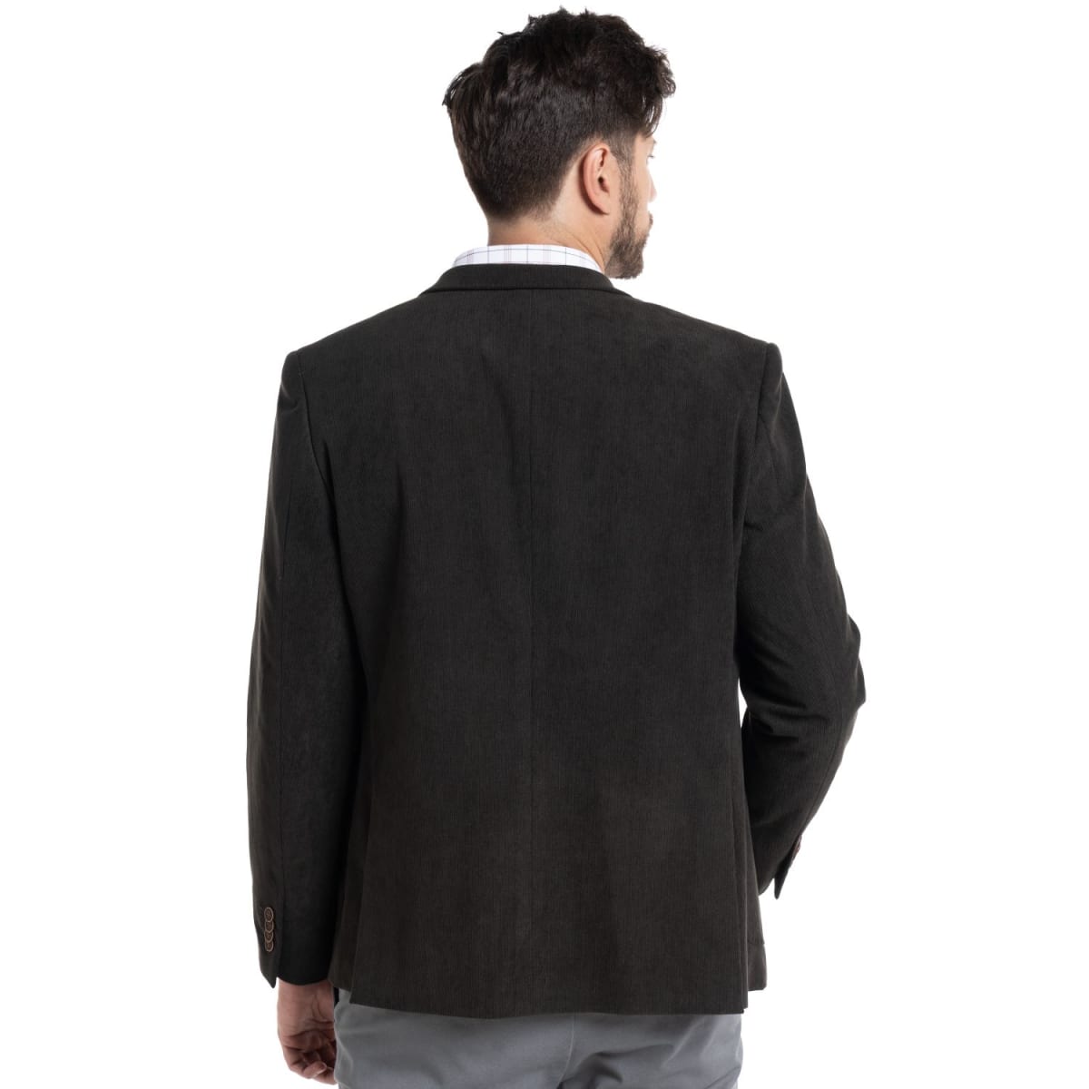 VESTÓN DE COTELÉ PARA HOMBRE OLIVA OSCURO I5100N0952