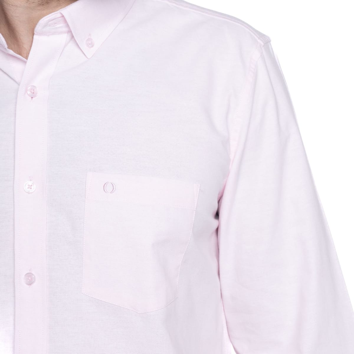 CAMISA MANGA LARGA HOMBRE OXFORD ROSADA LI017N0503