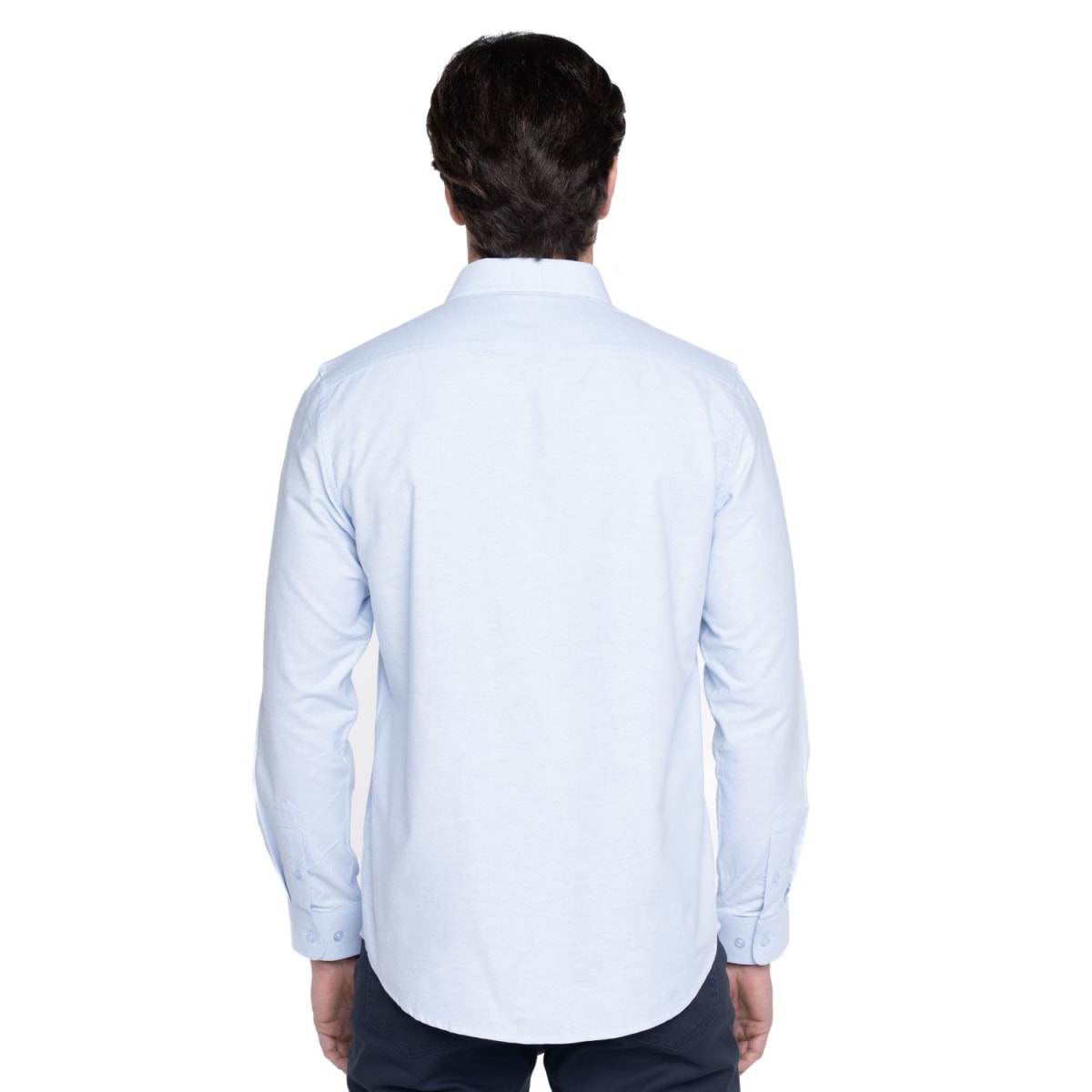 CAMISA MANGA LARGA HOMBRE OXFORD CELESTE LI017N0712