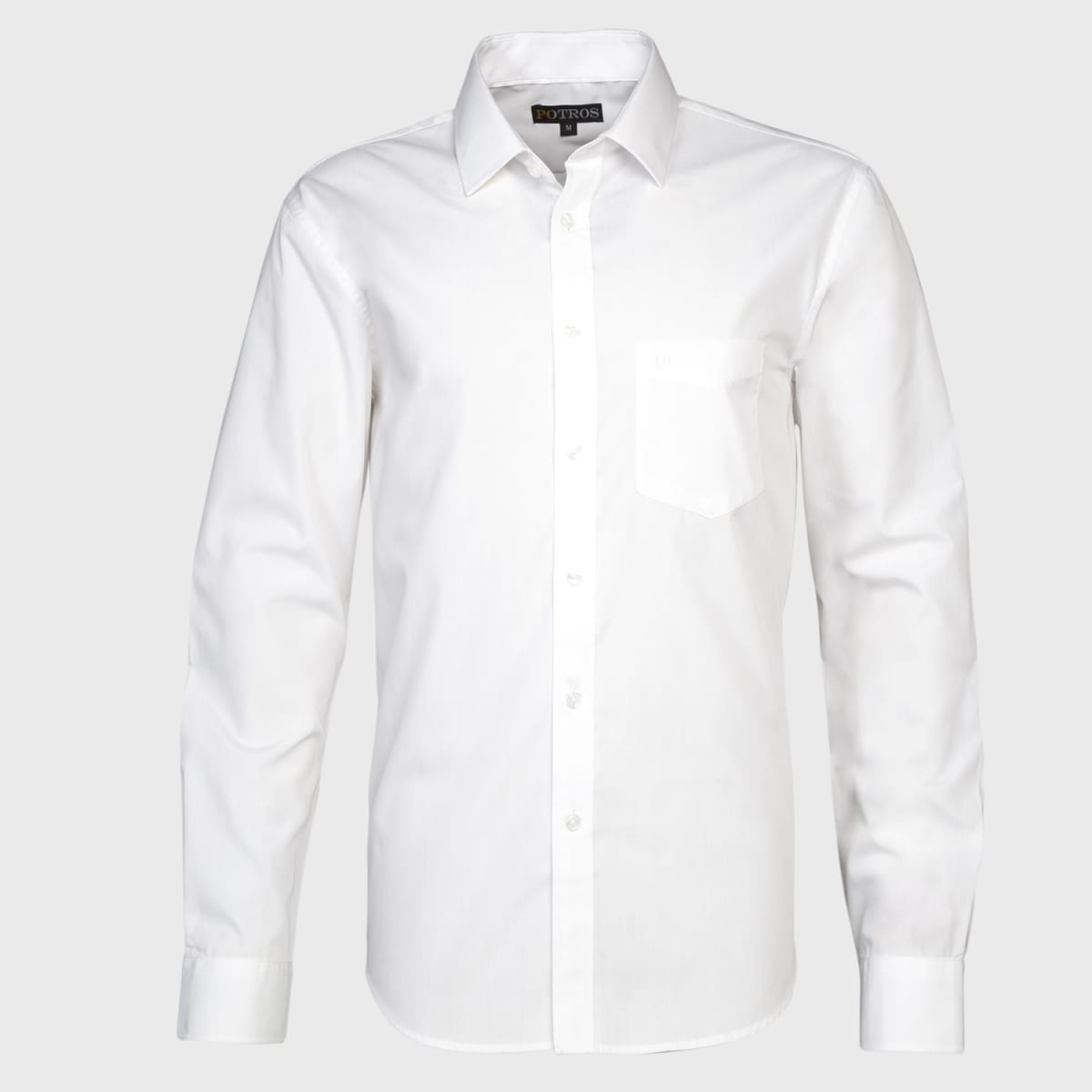 CAMISA LISA HOMBRE BLANCA LI050N0011