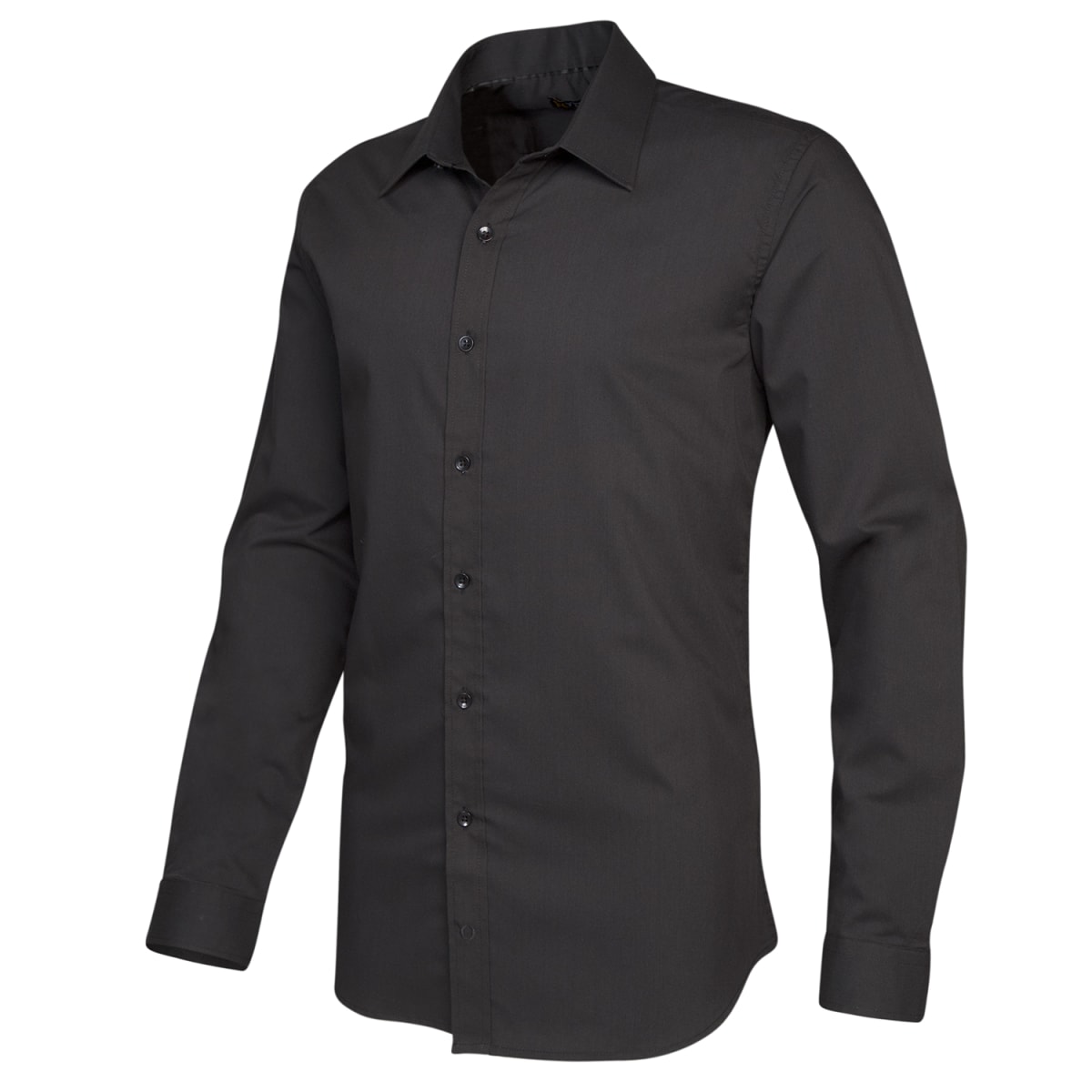 CAMISA LISA HOMBRE NEGRA LI050N0093