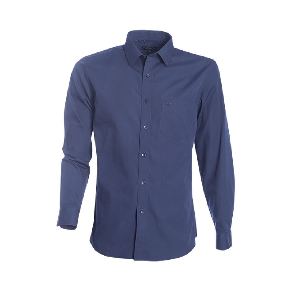 CAMISA LISA HOMBRE AZUL LI050N0772