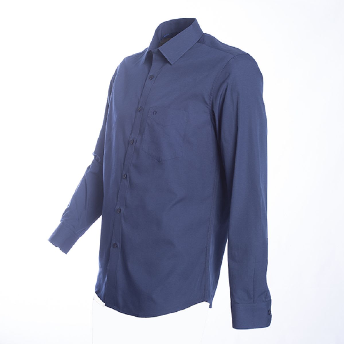 CAMISA LISA HOMBRE AZUL LI050N0773