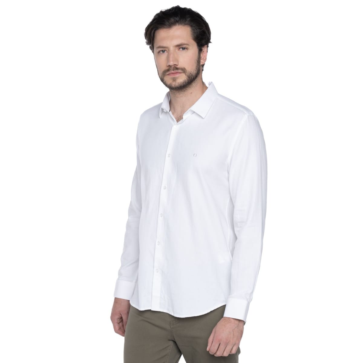 CAMISA FANTASIA PARA HOMBRE BLANCO LI140N0011