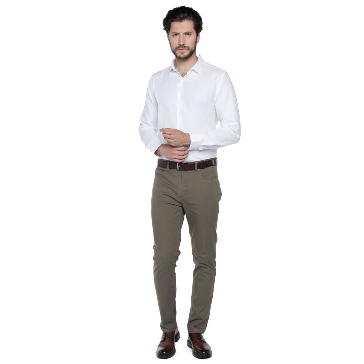CAMISA FANTASIA PARA HOMBRE BLANCO LI140N0014