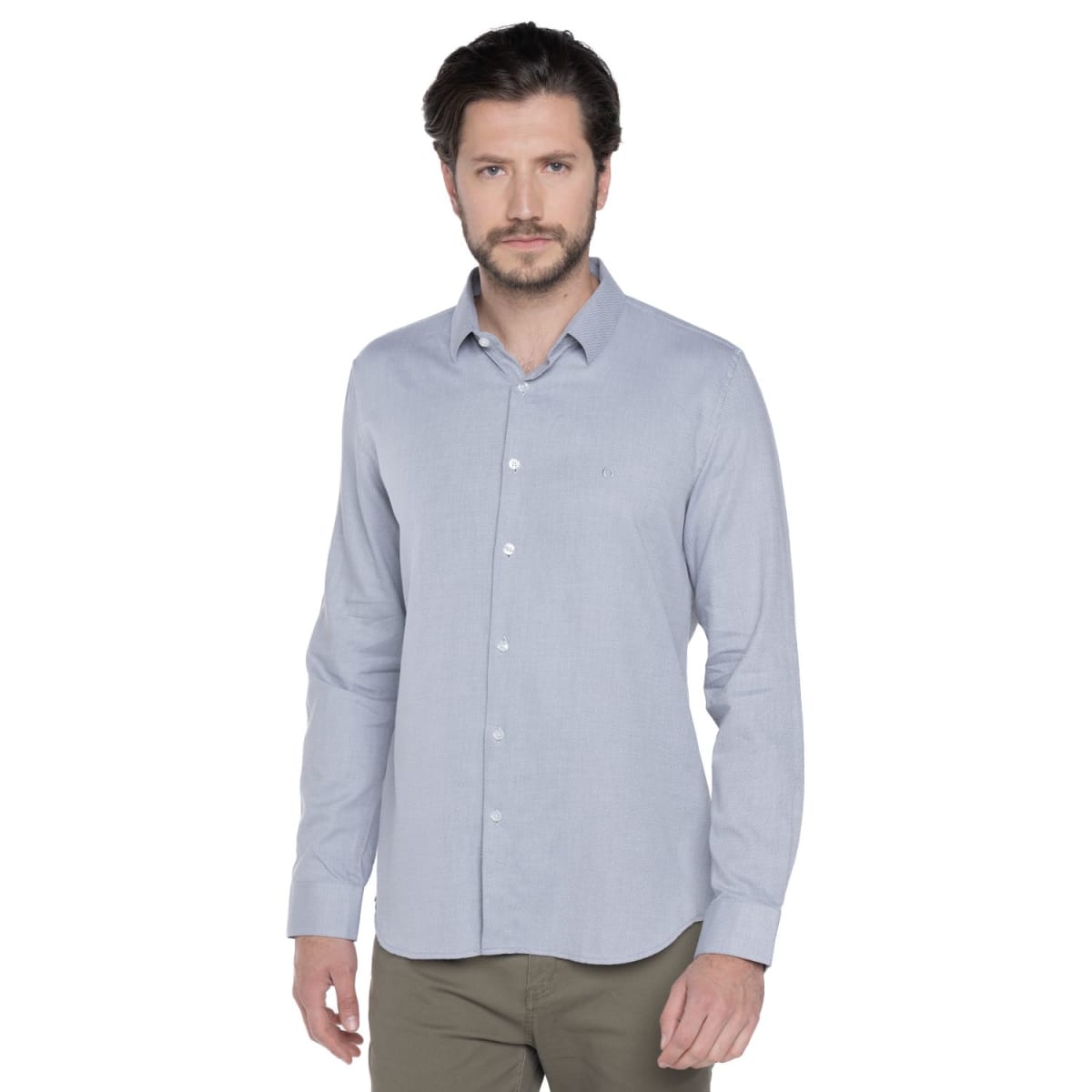 CAMISA FANTASIA PARA HOMBRE GRIS LI140N0031