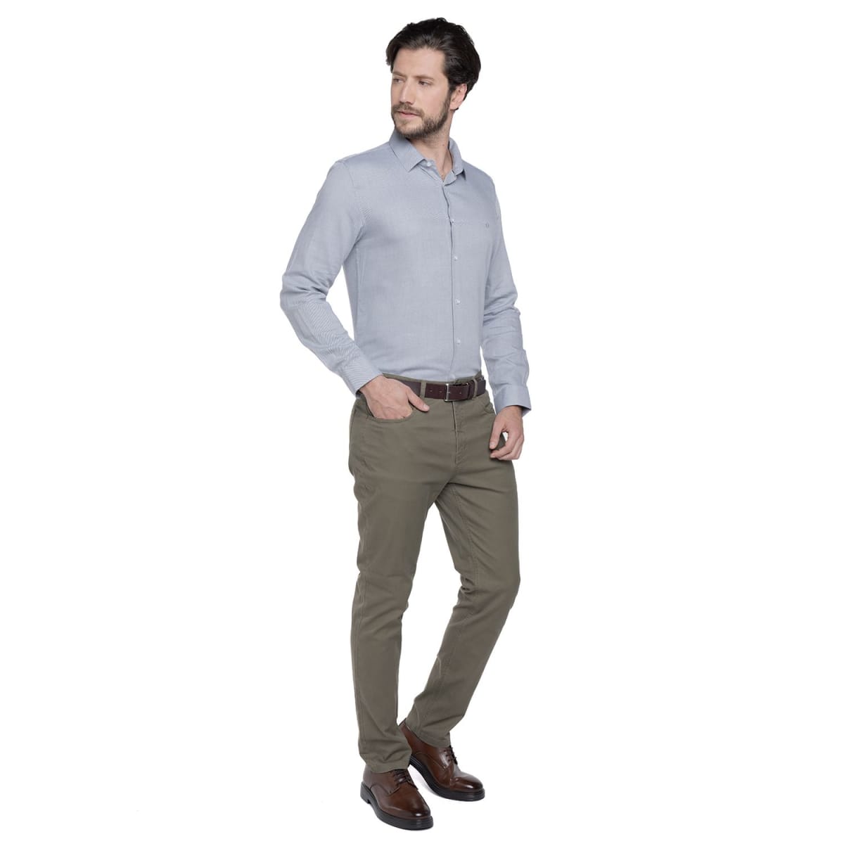 CAMISA FANTASIA PARA HOMBRE GRIS LI140N0034