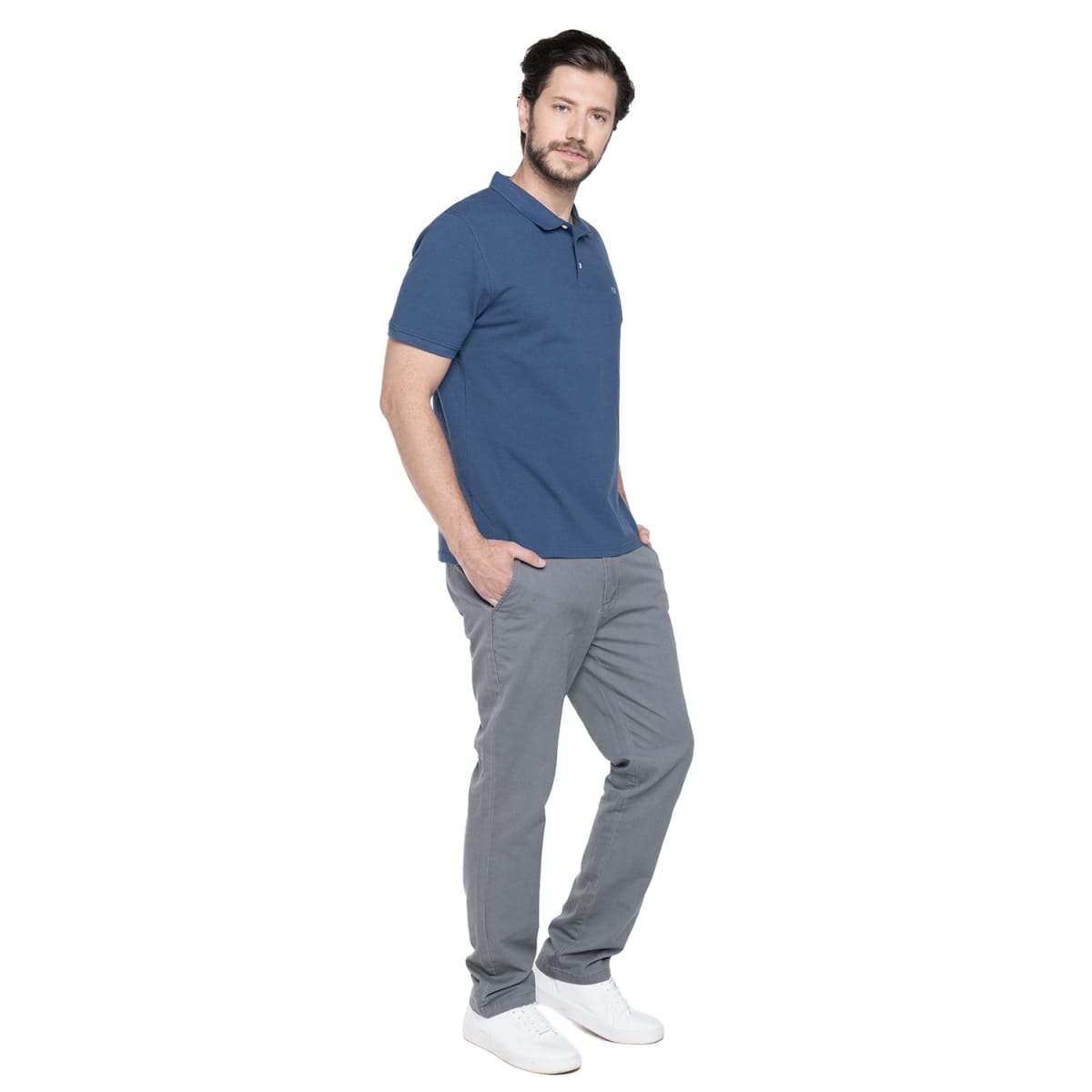 PANTALON CHINO REGULAR FIT PARA HOMBRE GRIS LI020M0034