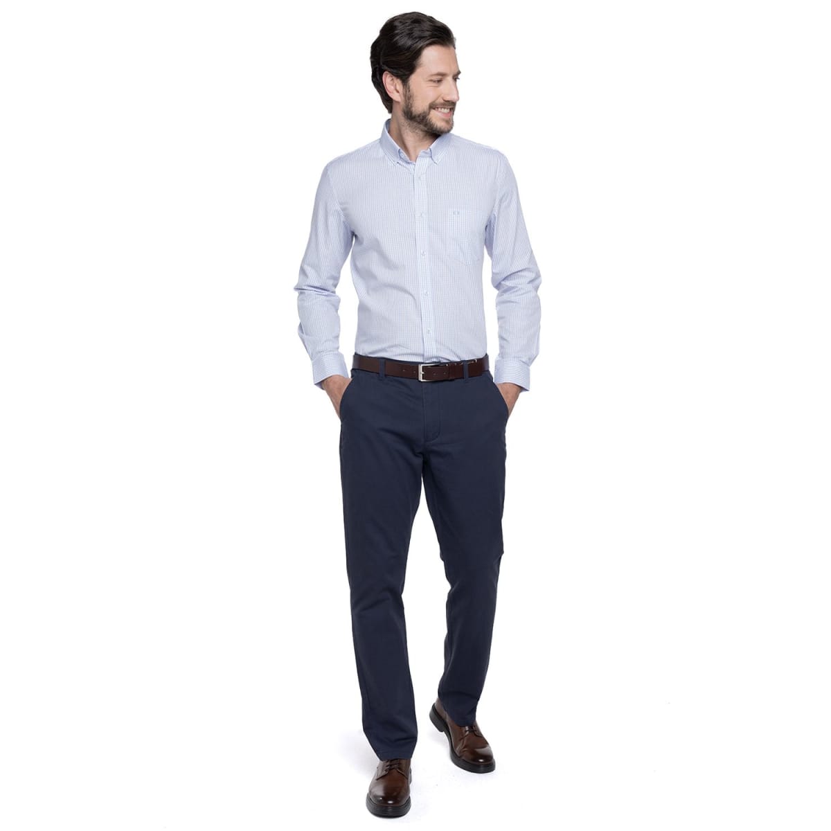 PANTALON BOLSILLO ARGENTINO PARA HOMBRE AZUL MARINO LI020N0794