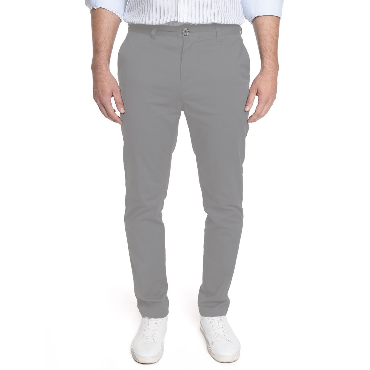 PANTALON BOLSILLO ARGENTINO PARA HOMBRE GRIS CLARO LI070N0021