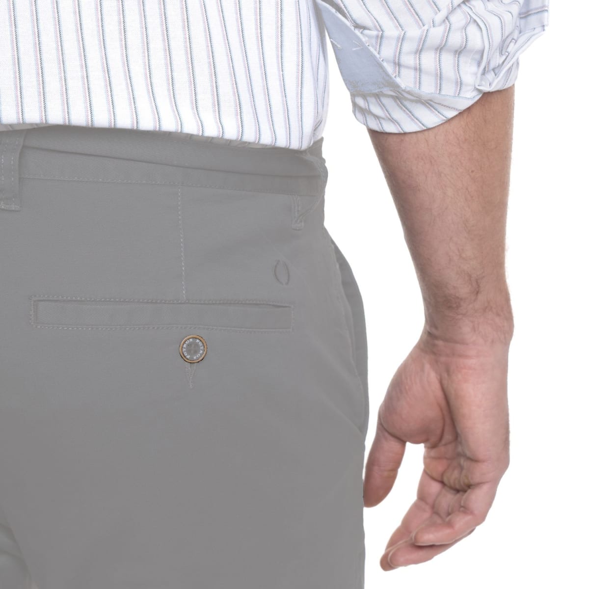 PANTALON BOLSILLO ARGENTINO PARA HOMBRE GRIS CLARO LI070N0023