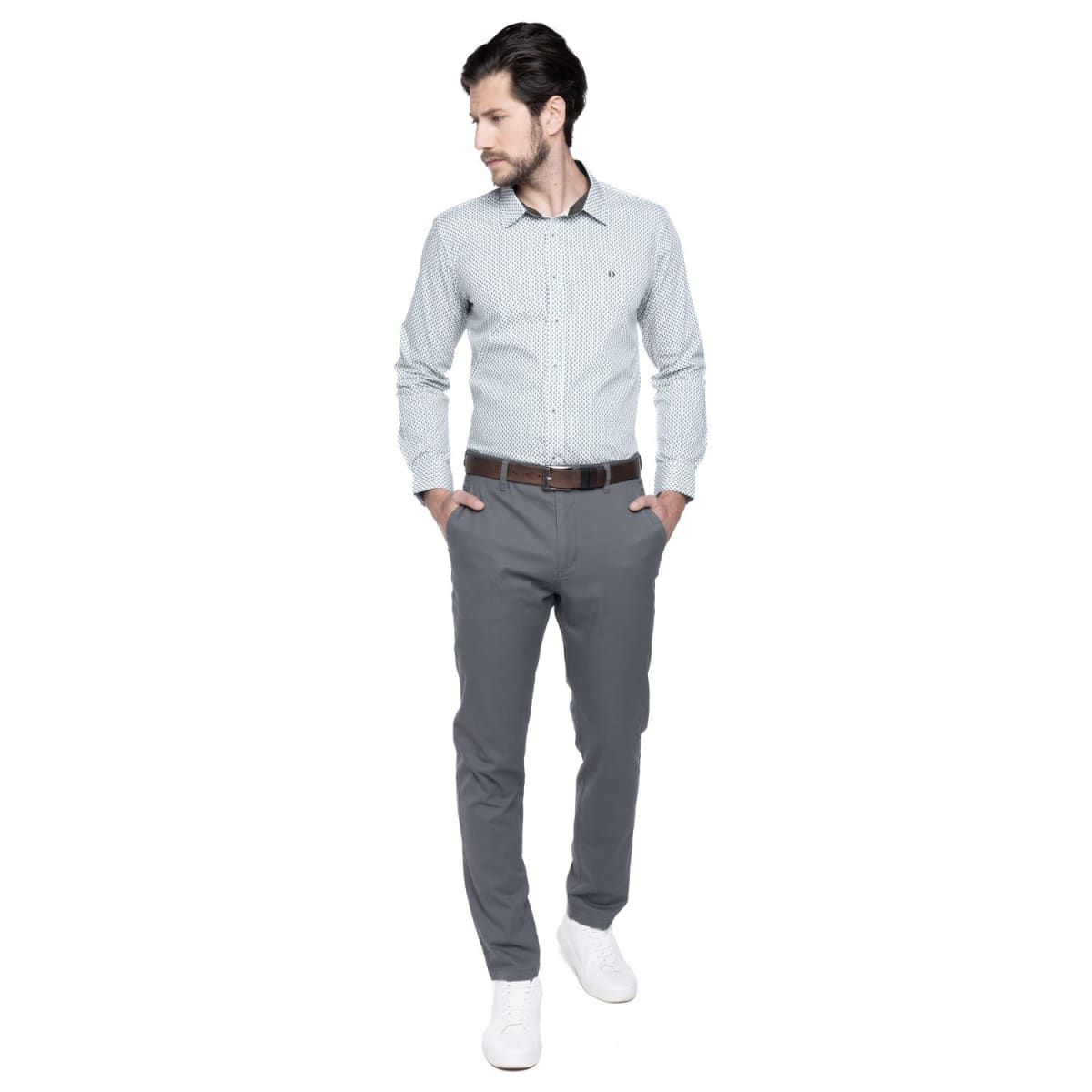 PANTALON BOLSILLO ARGENTINO PARA HOMBRE GRIS LI070N0034