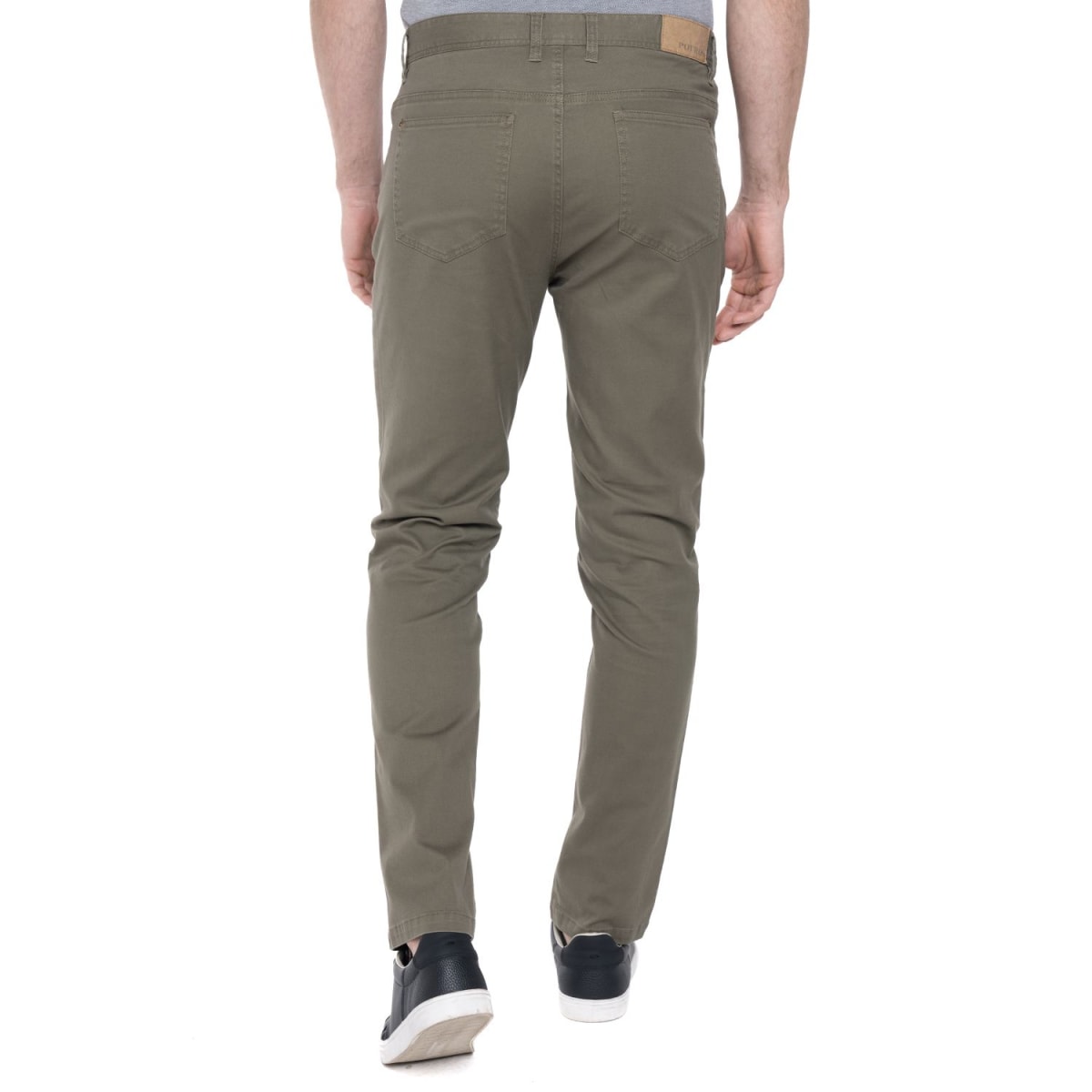 PANTALON 5 BOLSILLOS PARA HOMBRE OLIVA PTLI20080M0952