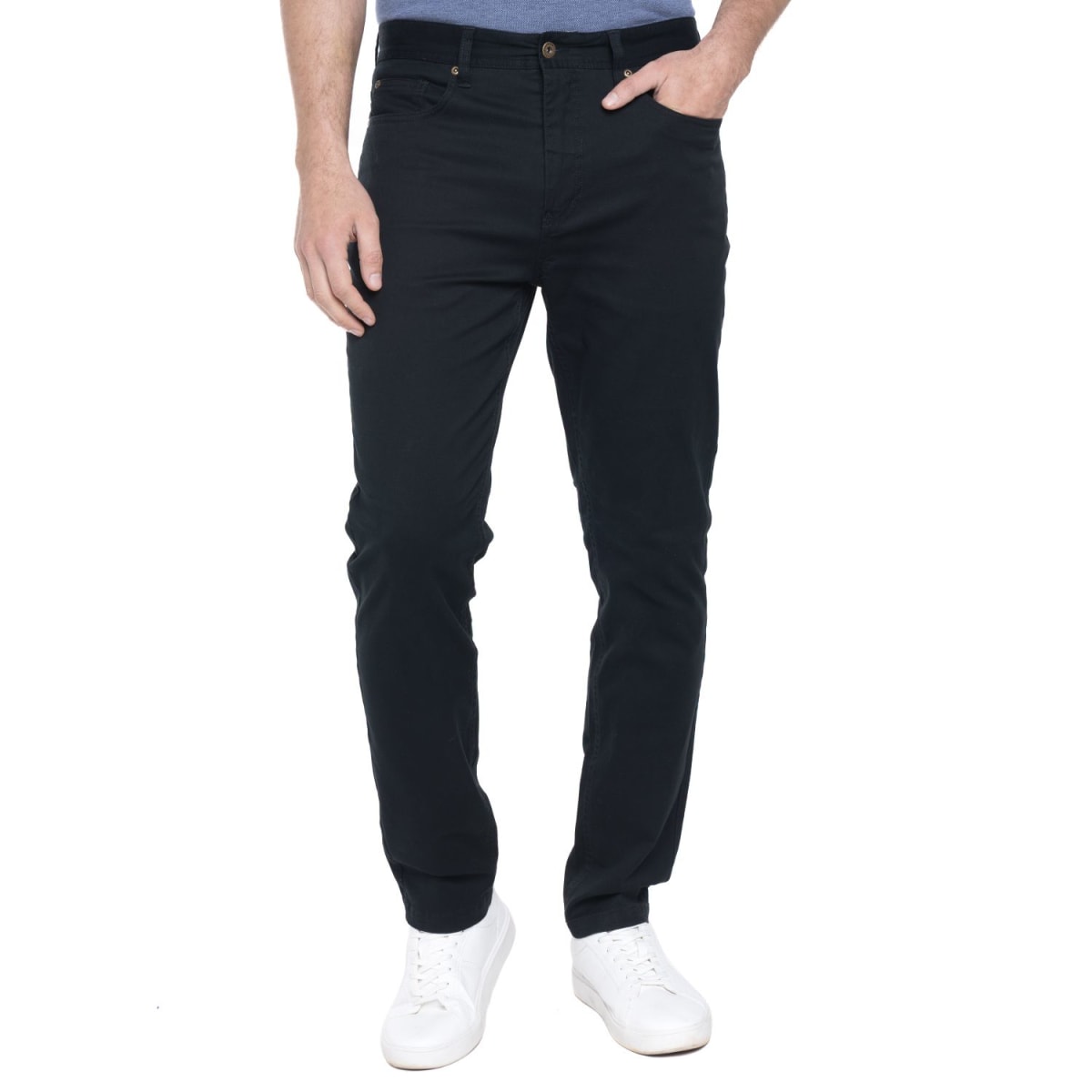 PANTALON HOMBRE 5 BOLSILLOS NEGRO LI080N0091