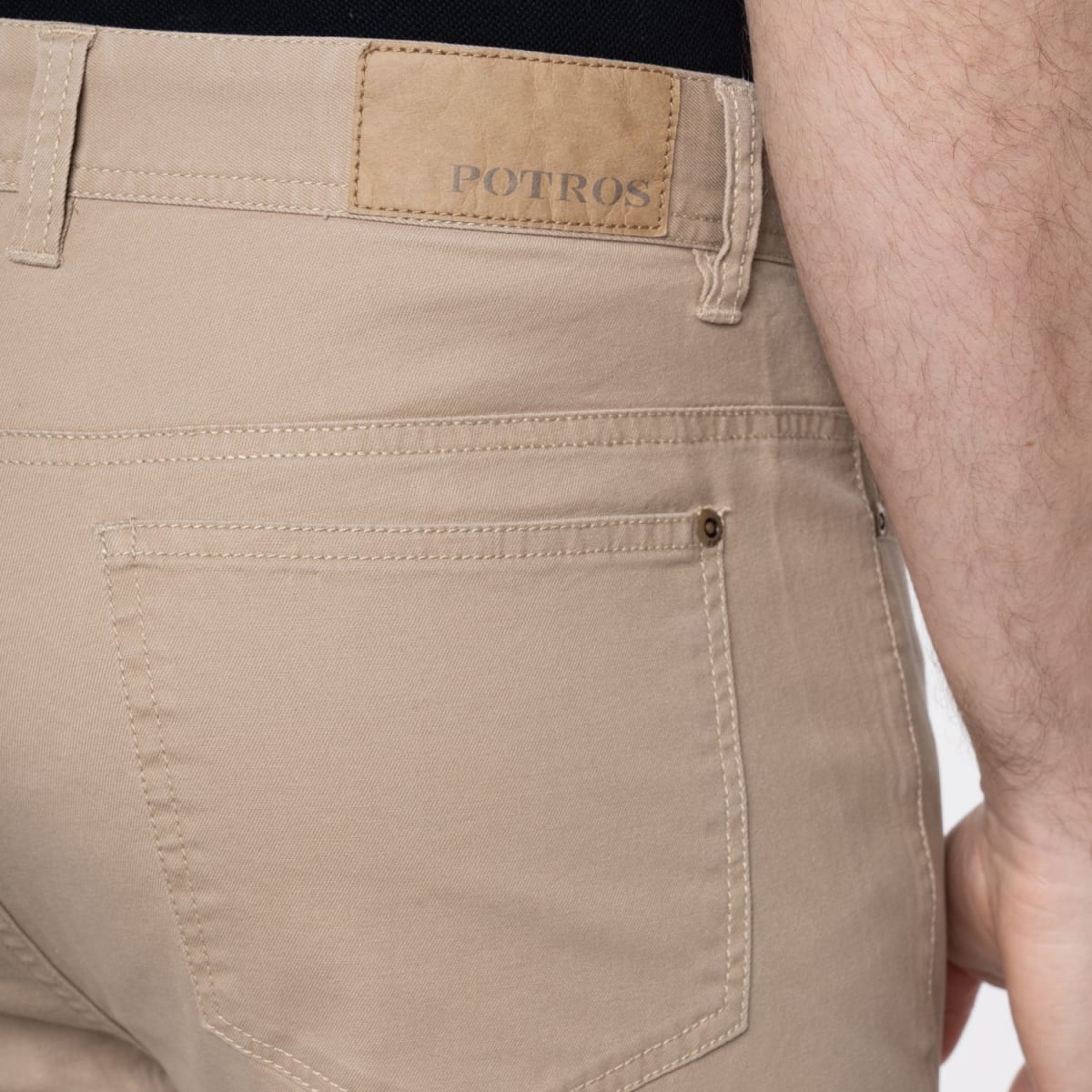 PANTALON HOMBRE 5 BOLSILLOS BEIGE LI080N0353