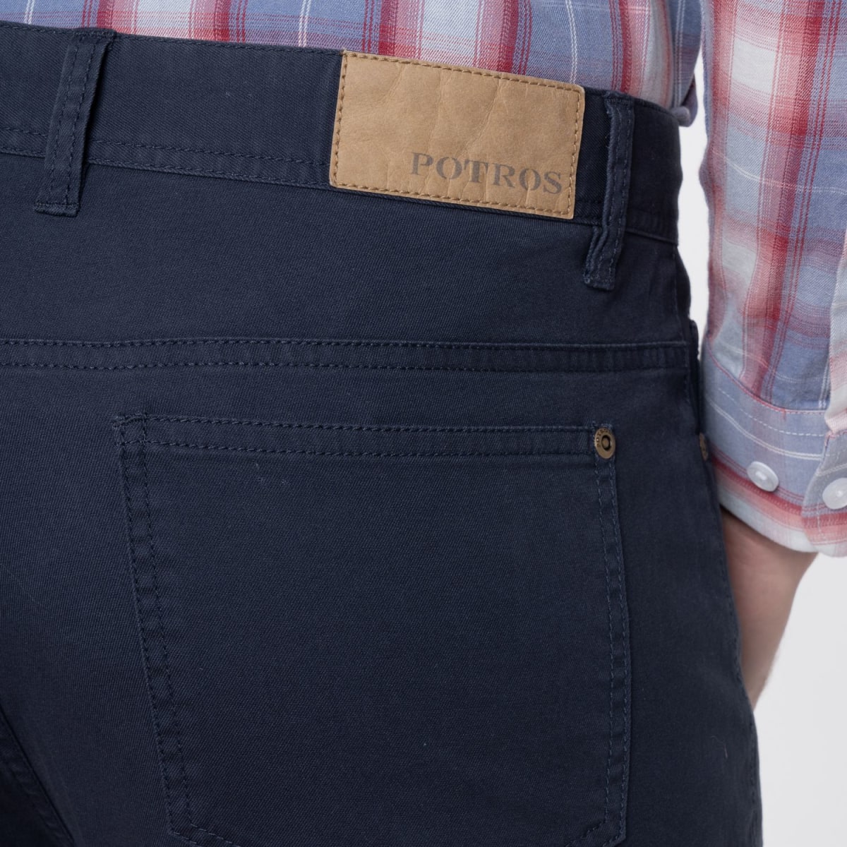 PANTALON HOMBRE 5 BOLSILLOS AZUL MARINO LI080N0793