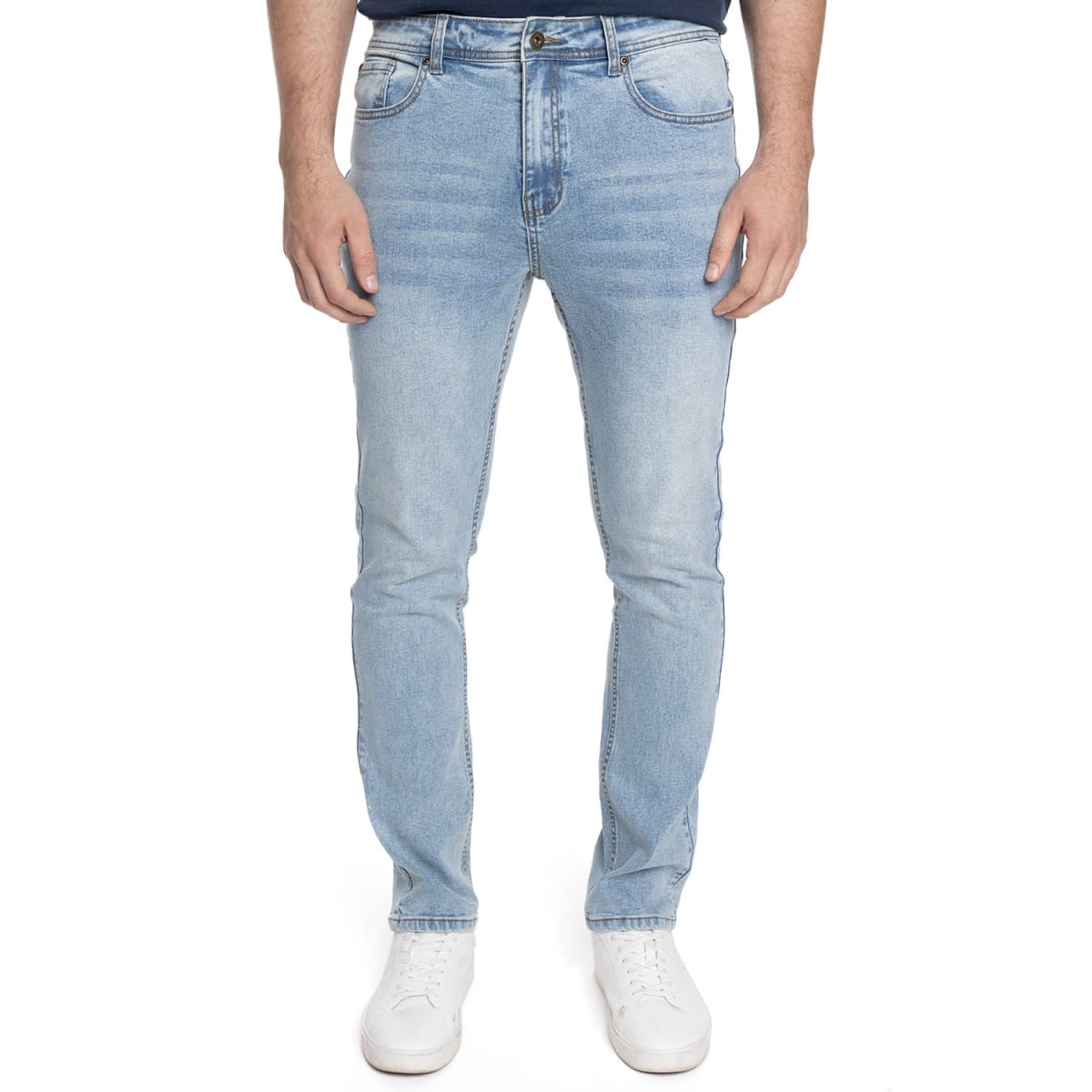 JEANS BASICO SLIM FIT PARA HOMBRE AZUL CLARO DENIM LI113M0891