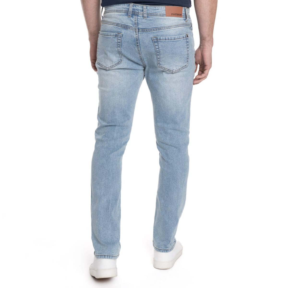 JEANS BASICO SLIM FIT PARA HOMBRE AZUL CLARO DENIM LI113M0892