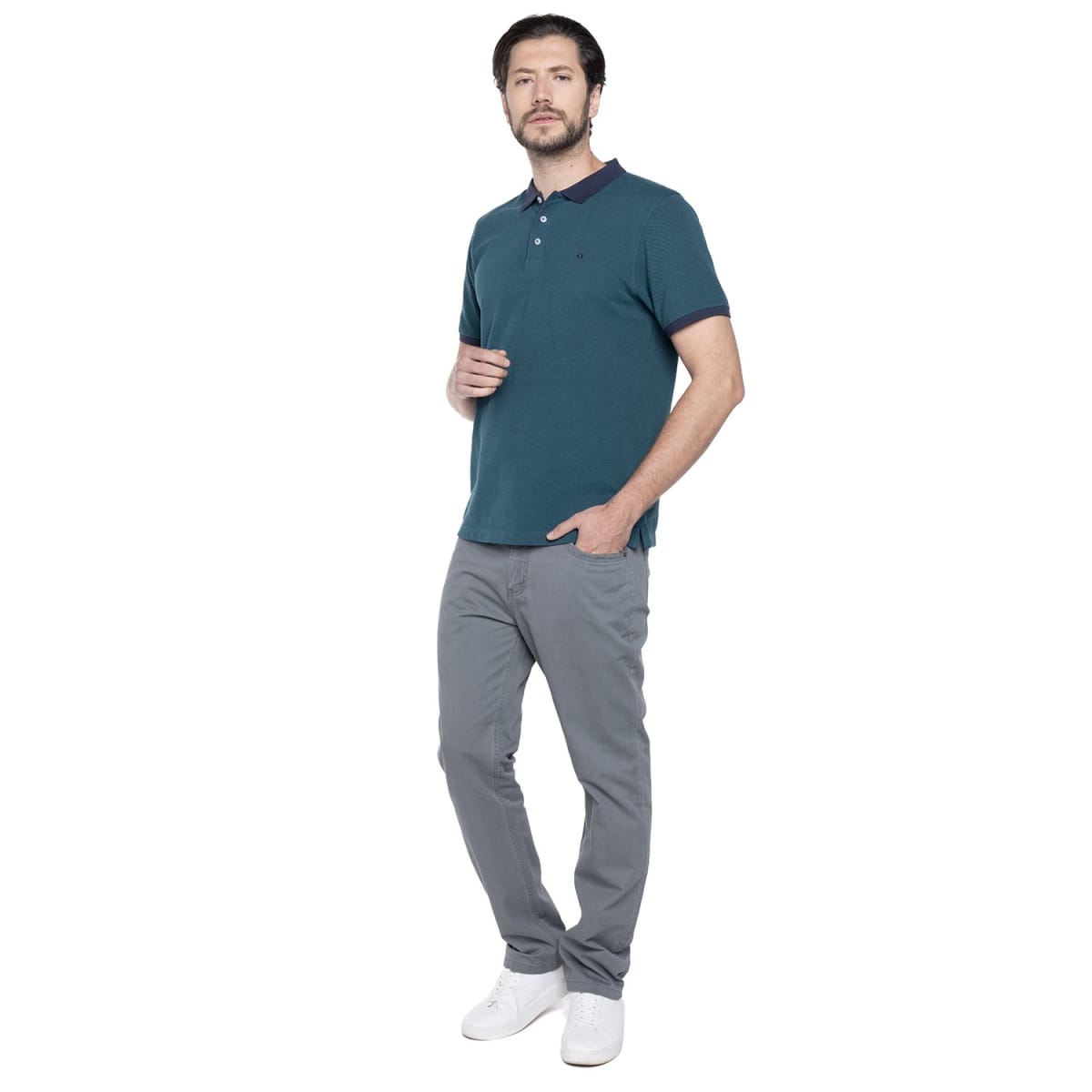 PANTALON 5 BOLSILLOS REGULAR PARA HOMBRE GRIS LI734N0034