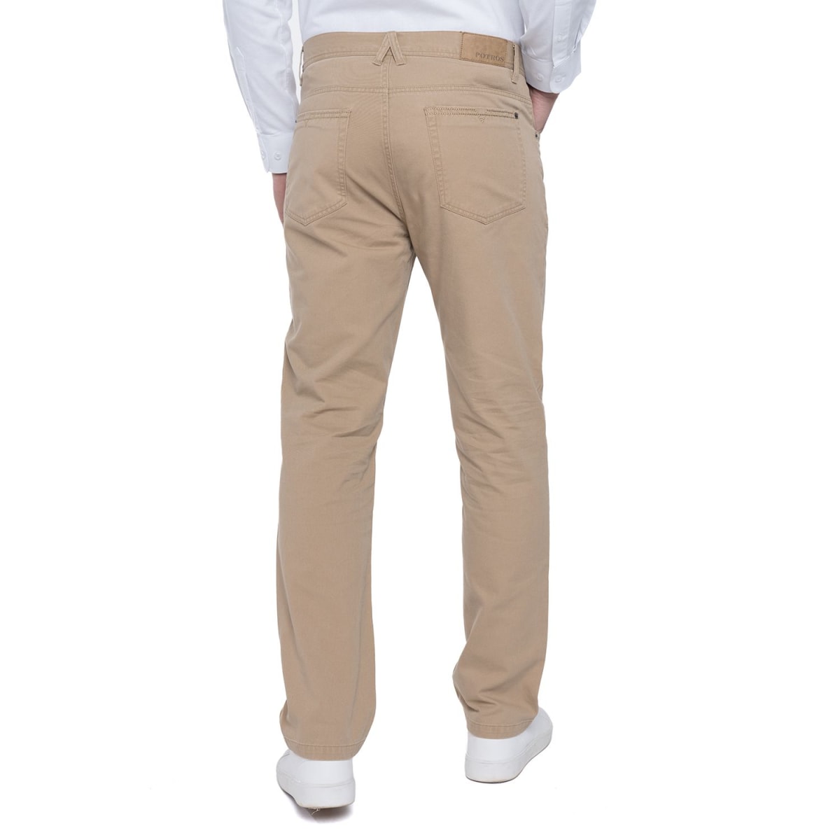 PANTALON 5 BOLSILLOS REGULAR PARA HOMBRE BEIGE LI734N0352