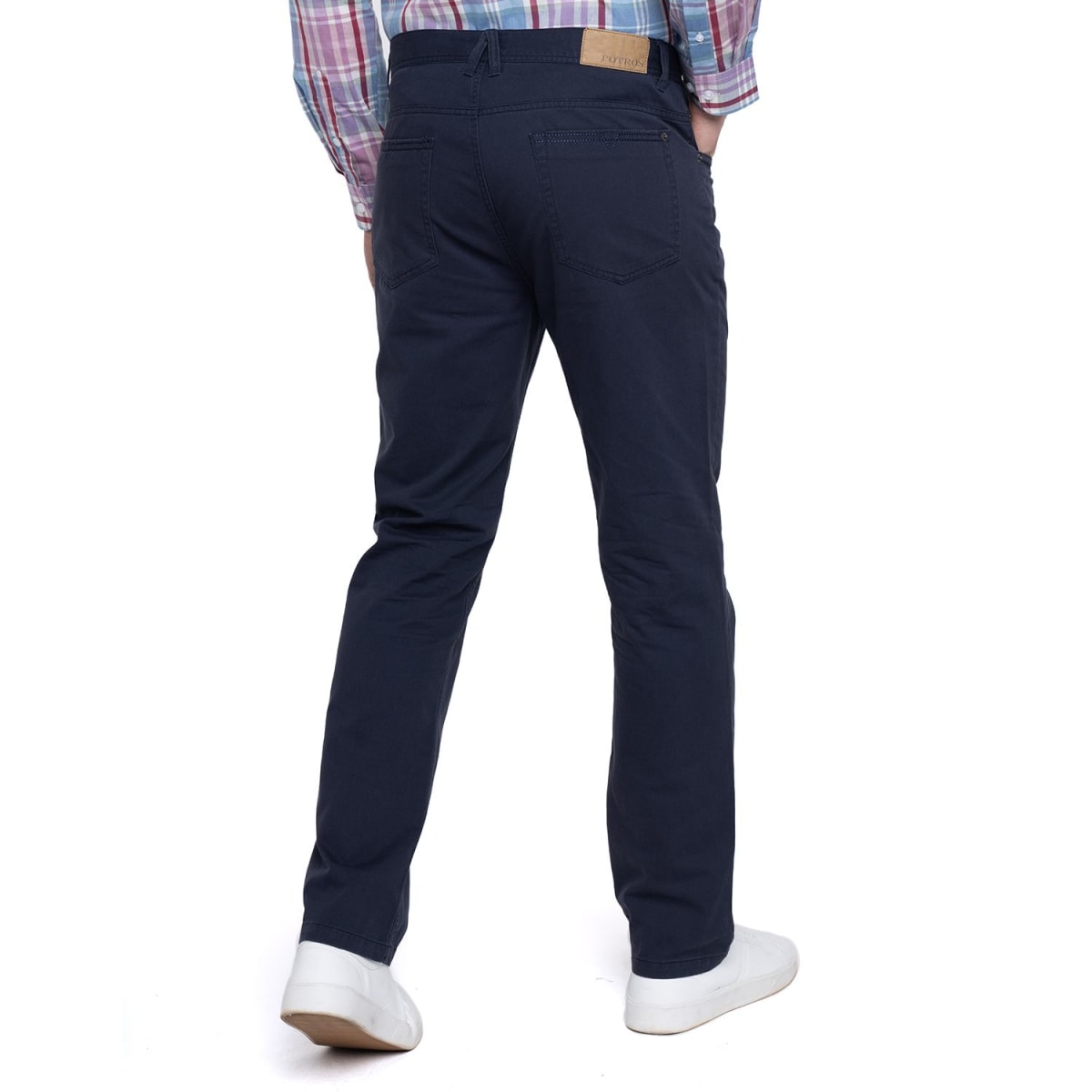 PANTALON 5 BOLSILLOS REGULAR PARA HOMBRE AZUL MARINO LI734N0792