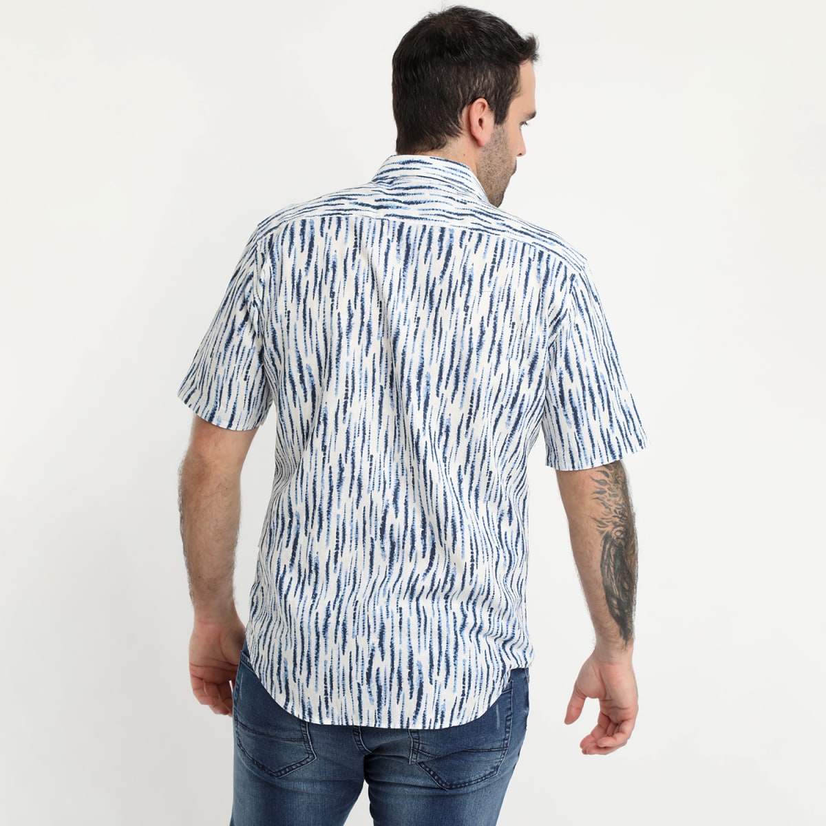 CAMISA LINO ESTAMPADA V4170N0013