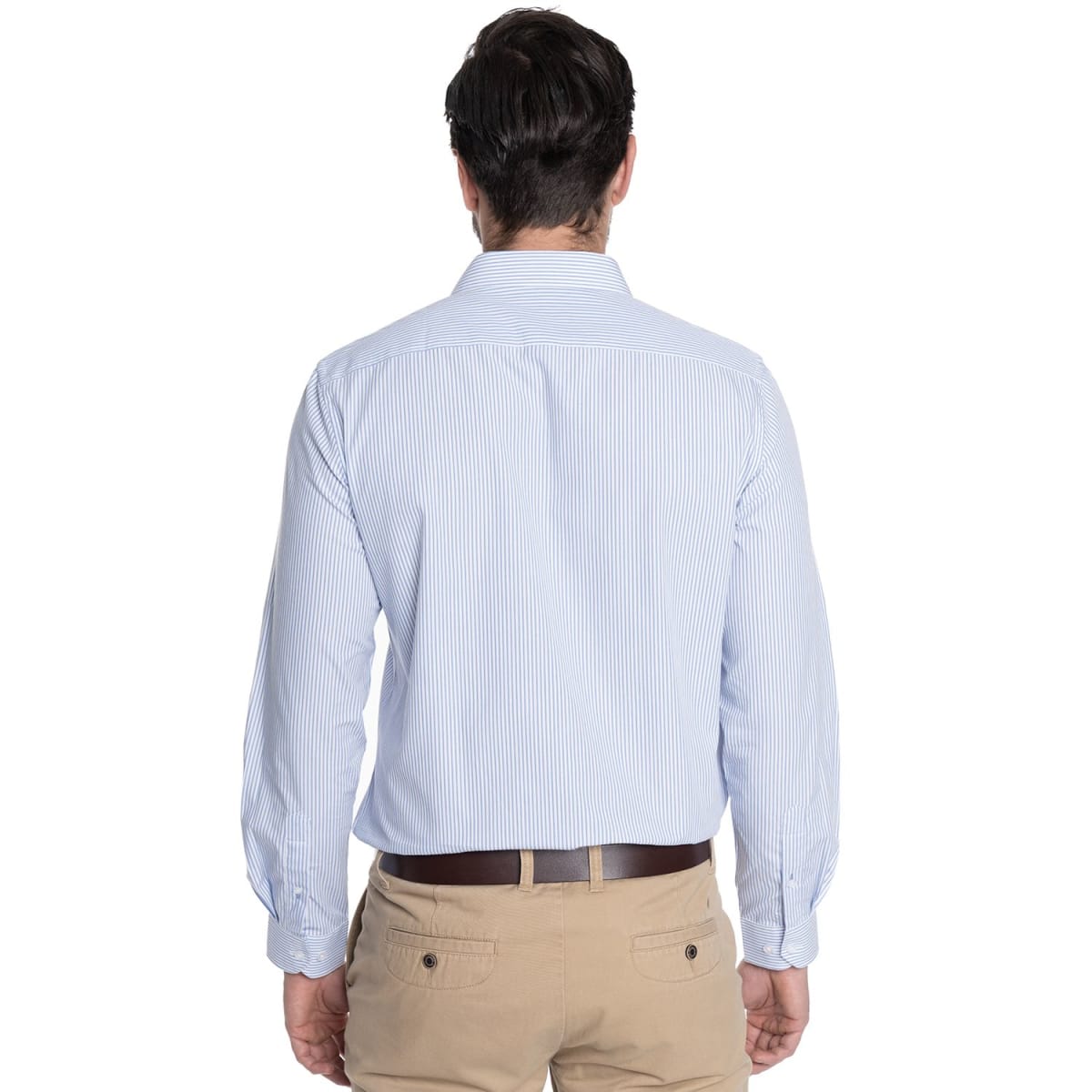 CAMISA LISTADA PARA HOMBRE CELESTE V6052N5702