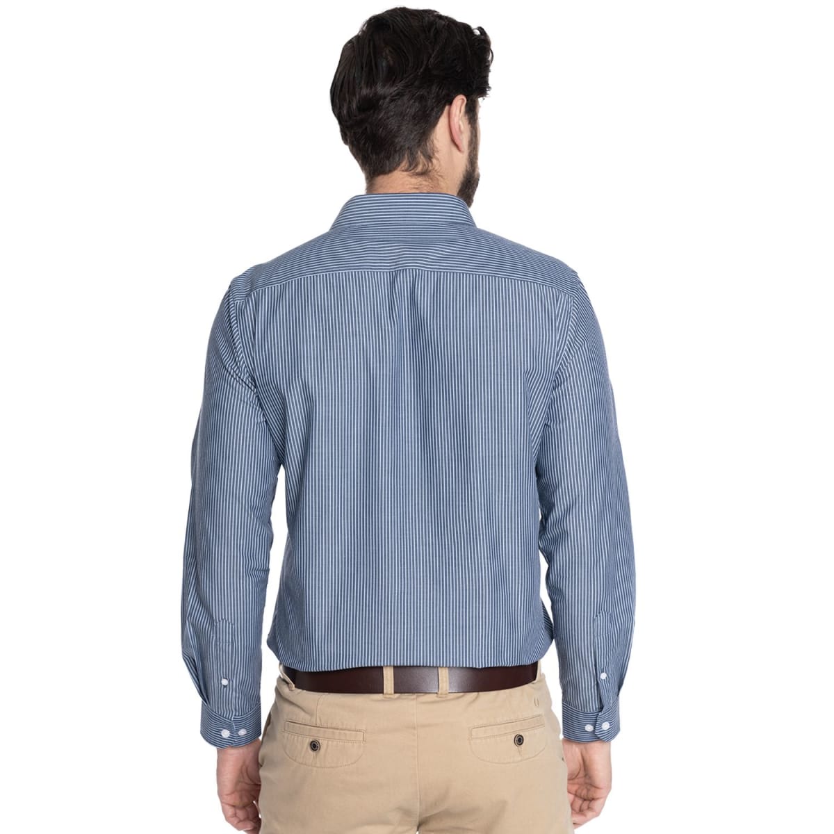 CAMISA LISTADA PARA HOMBRE AZUL V6052N5772