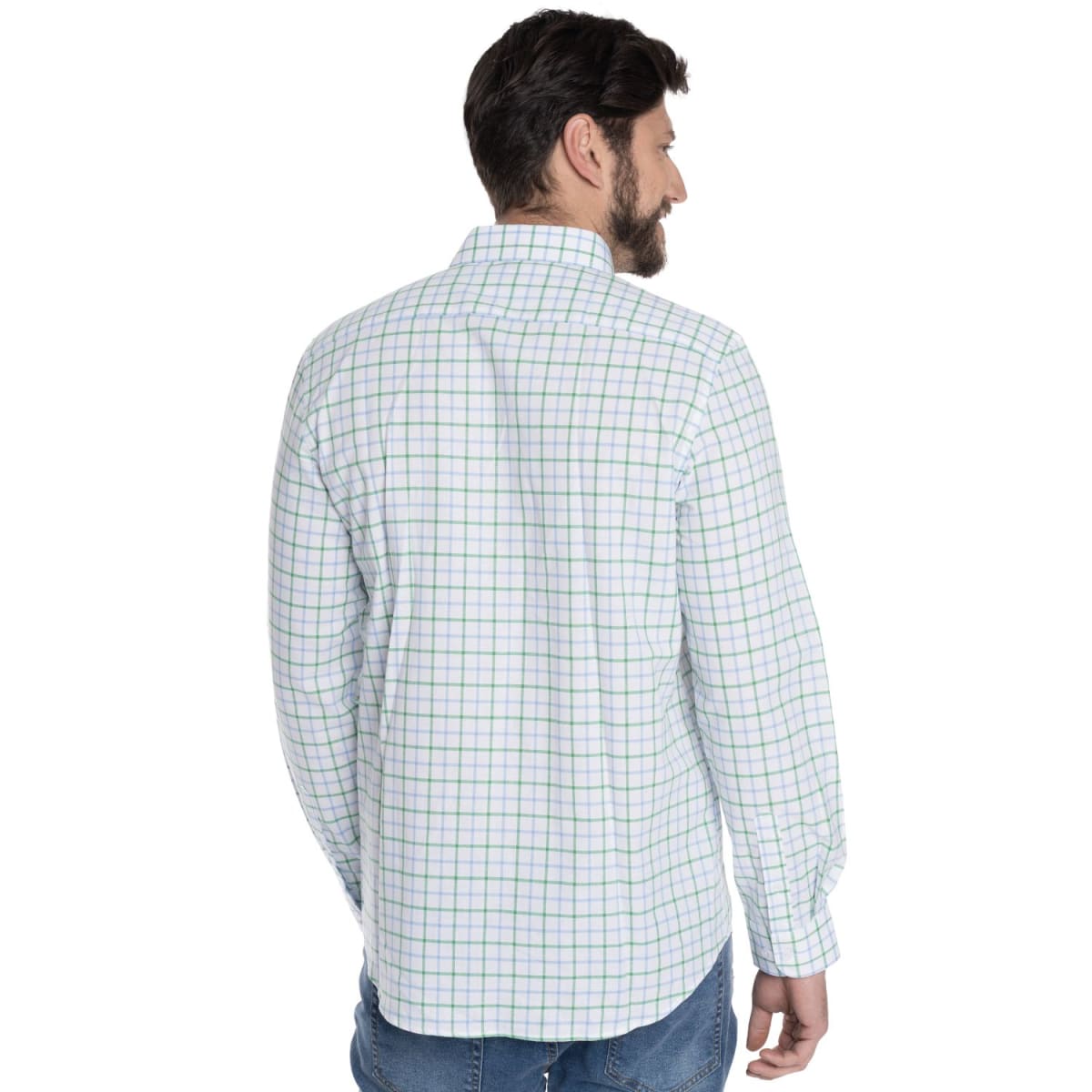 CAMISA OXFORD FANTASÍA PARA HOMBRE VERDE V6054N5122