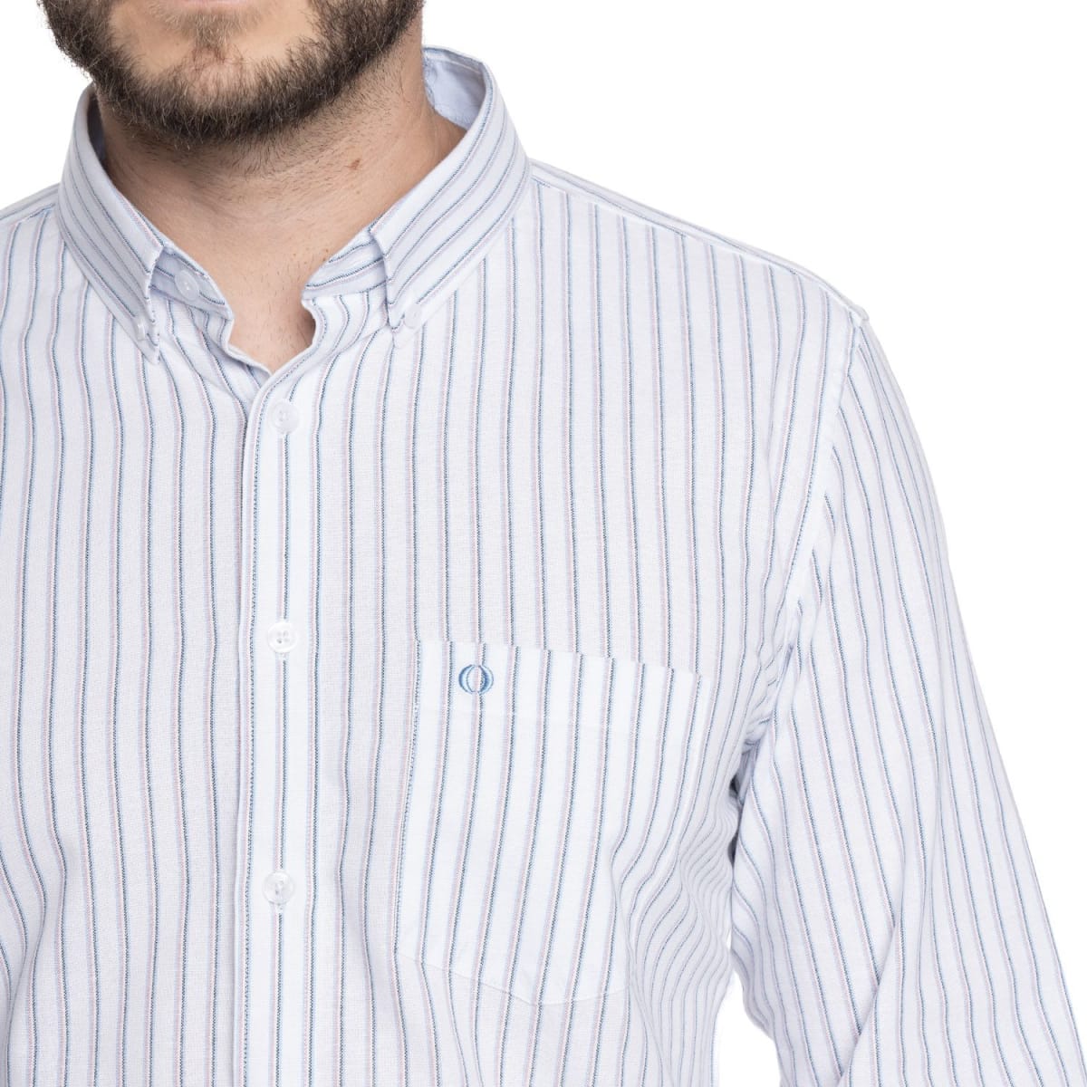 CAMISA OXFORD FANTASÍA PARA HOMBRE ROSADO OSCURO V6054N5523