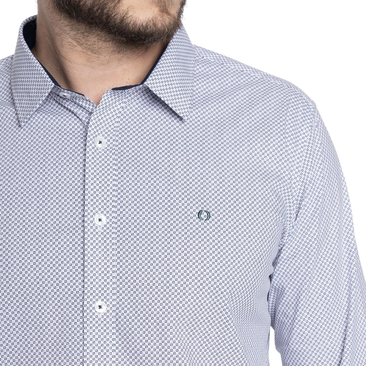 CAMISA ESTAMPADA PARA HOMBRE AZUL V6062N5773