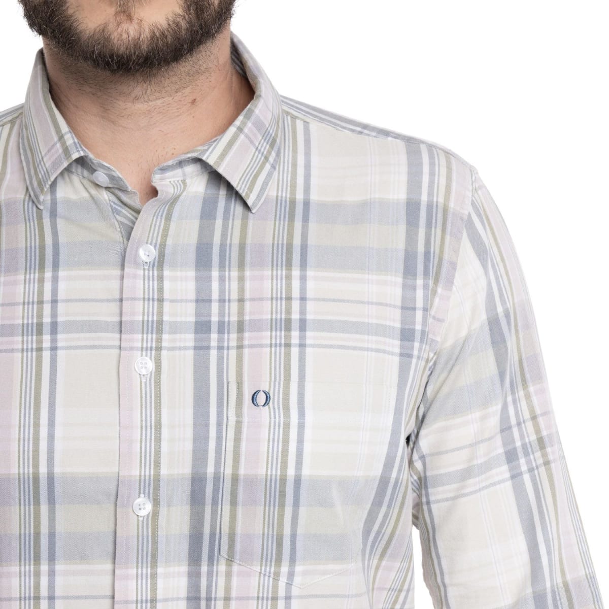 CAMISA ESCOCESA PARA HOMBRE VERDE V6081N5123