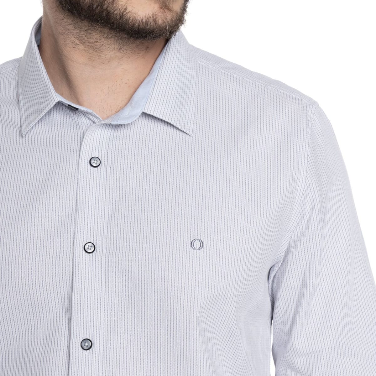 CAMISA TEXTURADA PARA HOMBRE BLANCO V6131N5013